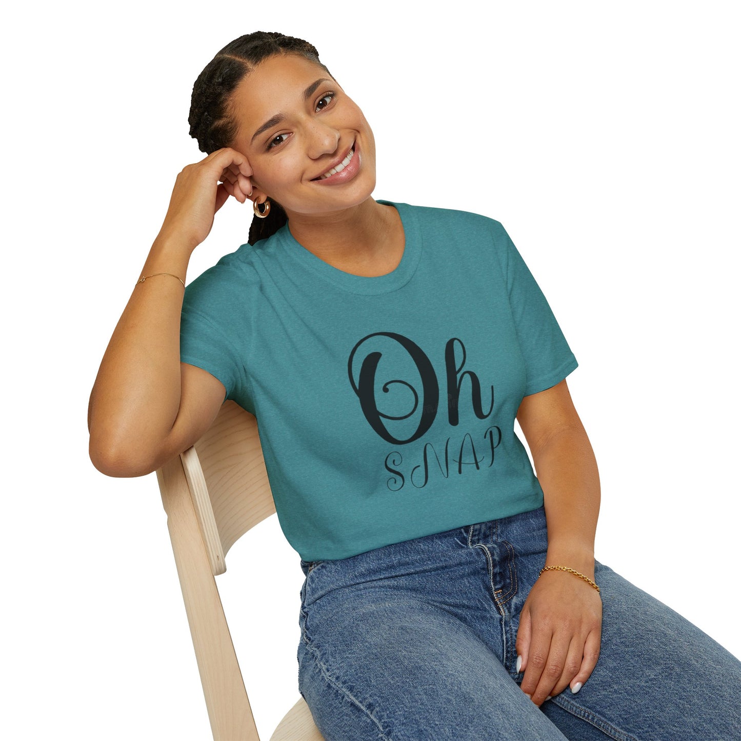 Funny Oh Snap Unisex Softstyle T-Shirt | Cute Gift for Friends, Family, Birthday, Humor, Casual Wear