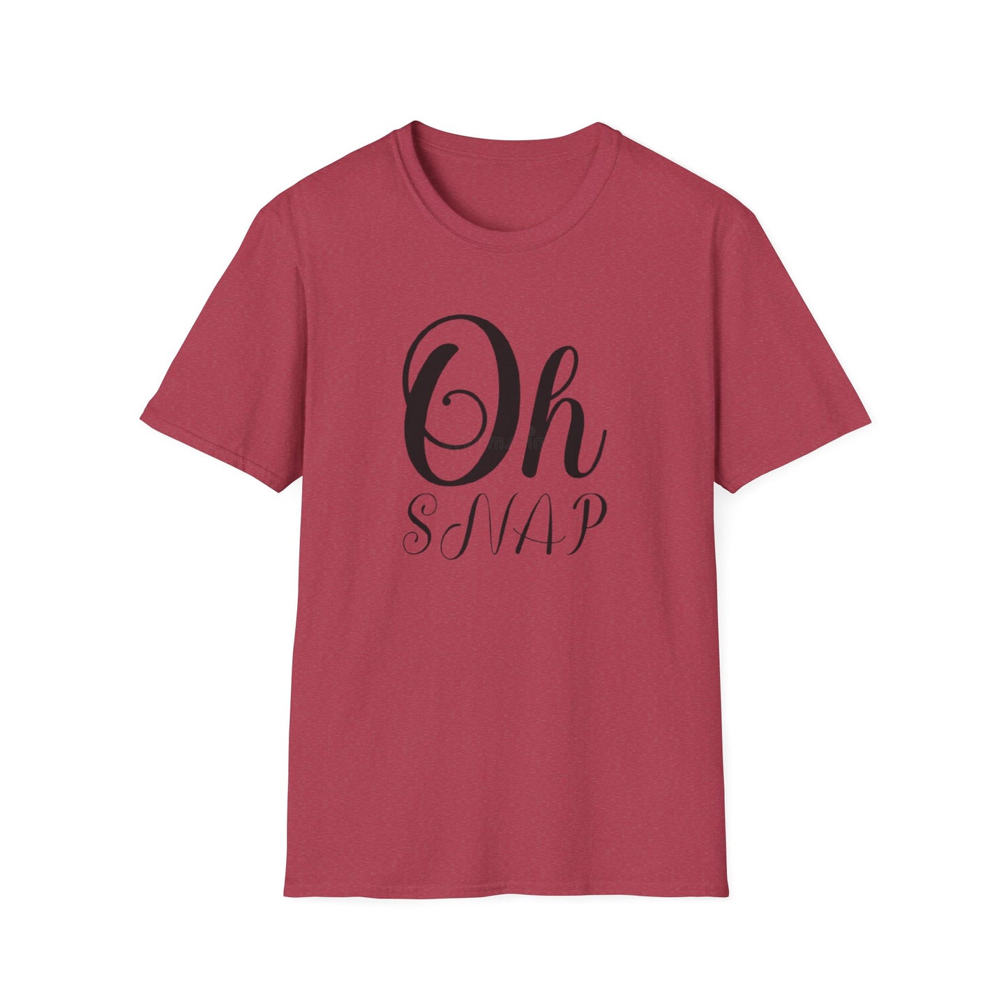 Funny Oh Snap Unisex Softstyle T-Shirt | Cute Gift for Friends, Family, Birthday, Humor, Casual Wear