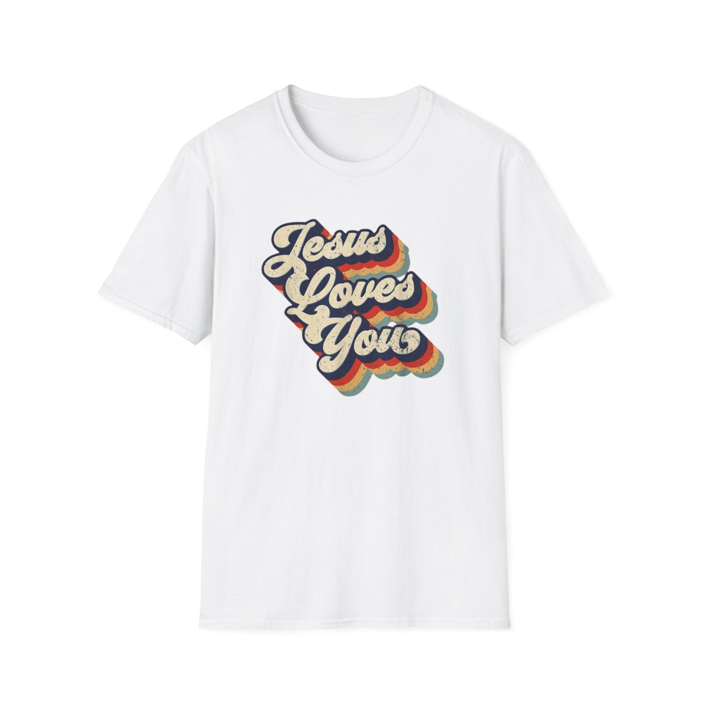 Jesus Loves You - Unisex Softstyle T-Shirt - Fun and Casual Wear for All Occasions