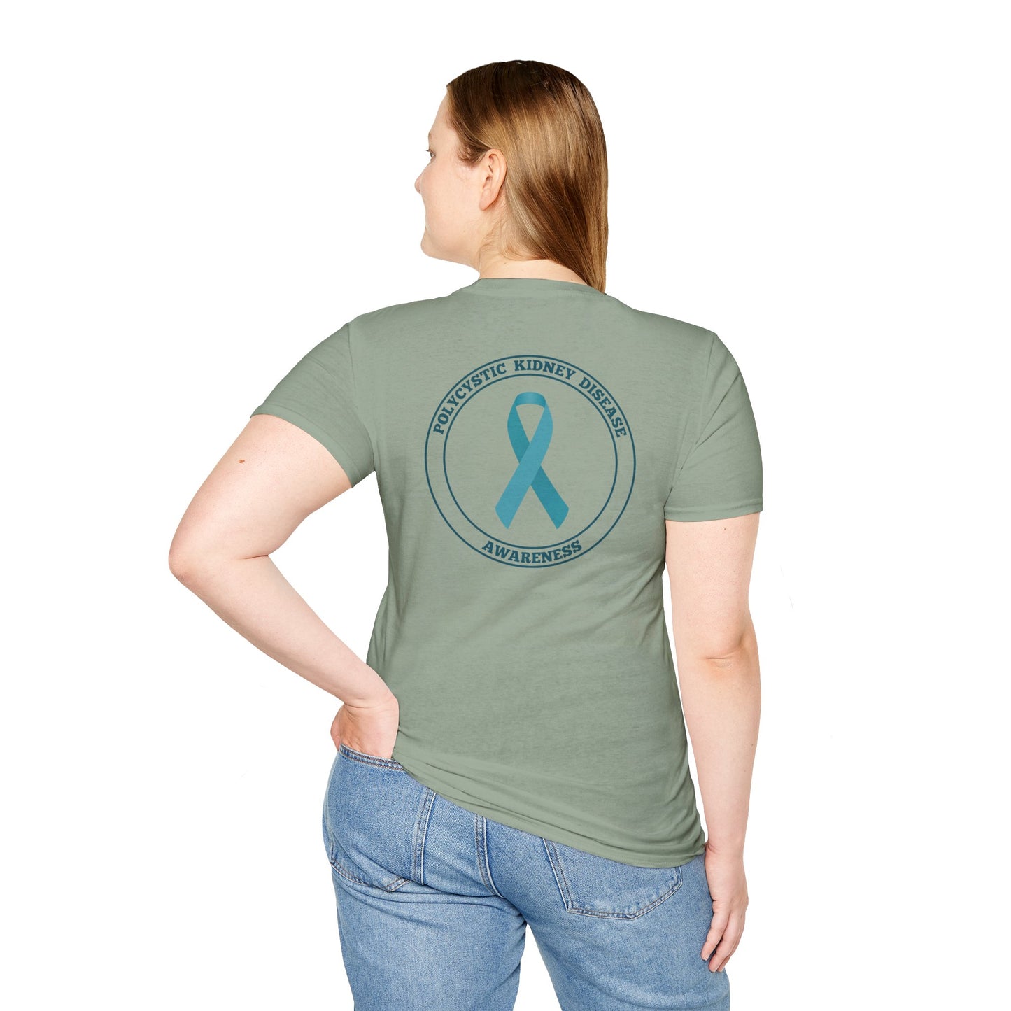 Polycystic Kidney Disease Awareness T-Shirt for Campus Support