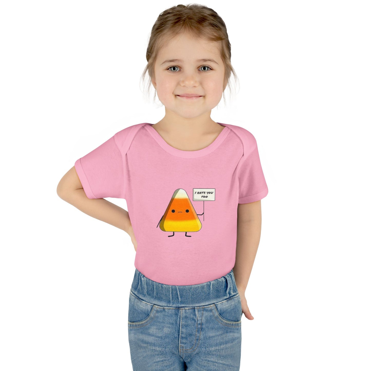 Onesie - Candy Corn I Hate You Too Infant Baby Rib Bodysuit