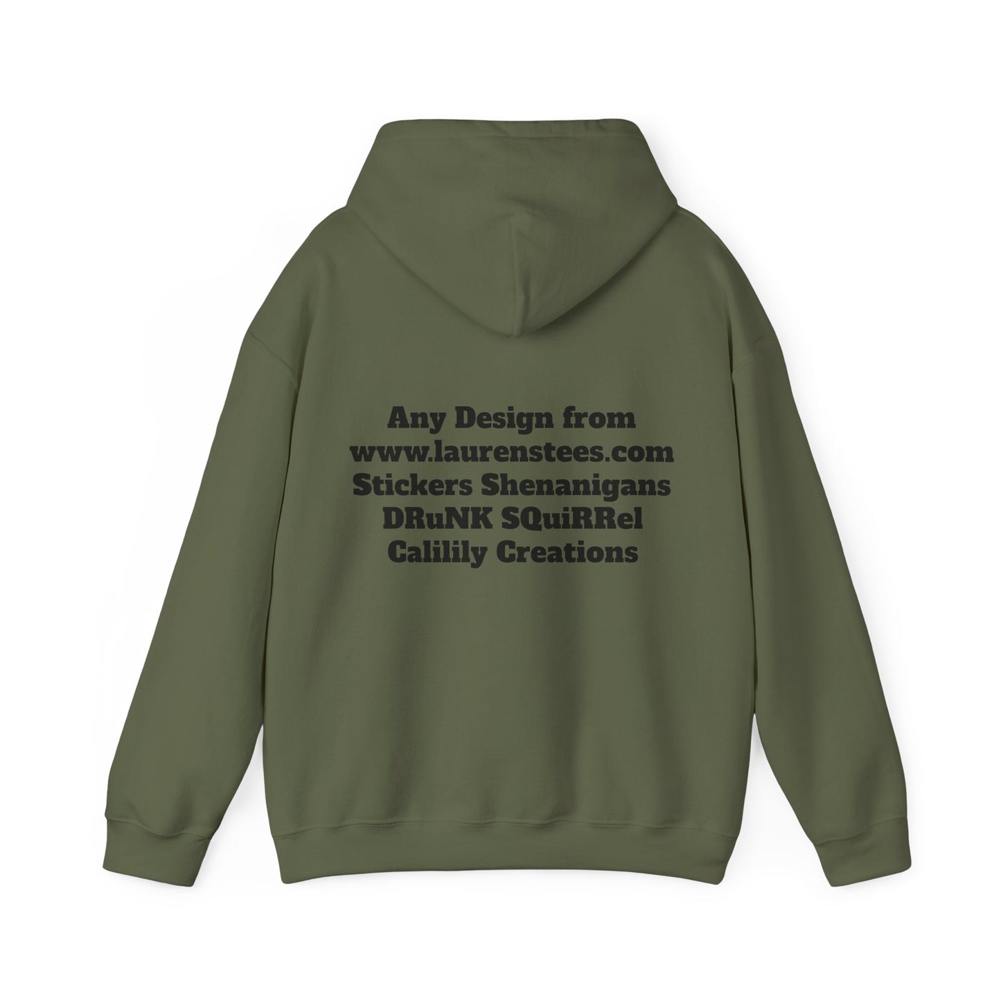 Custom or Any Design on Site Hoodie FRONT AND BACK DESIGNS - Unisex Heavy Blend™ Hooded Sweatshirt