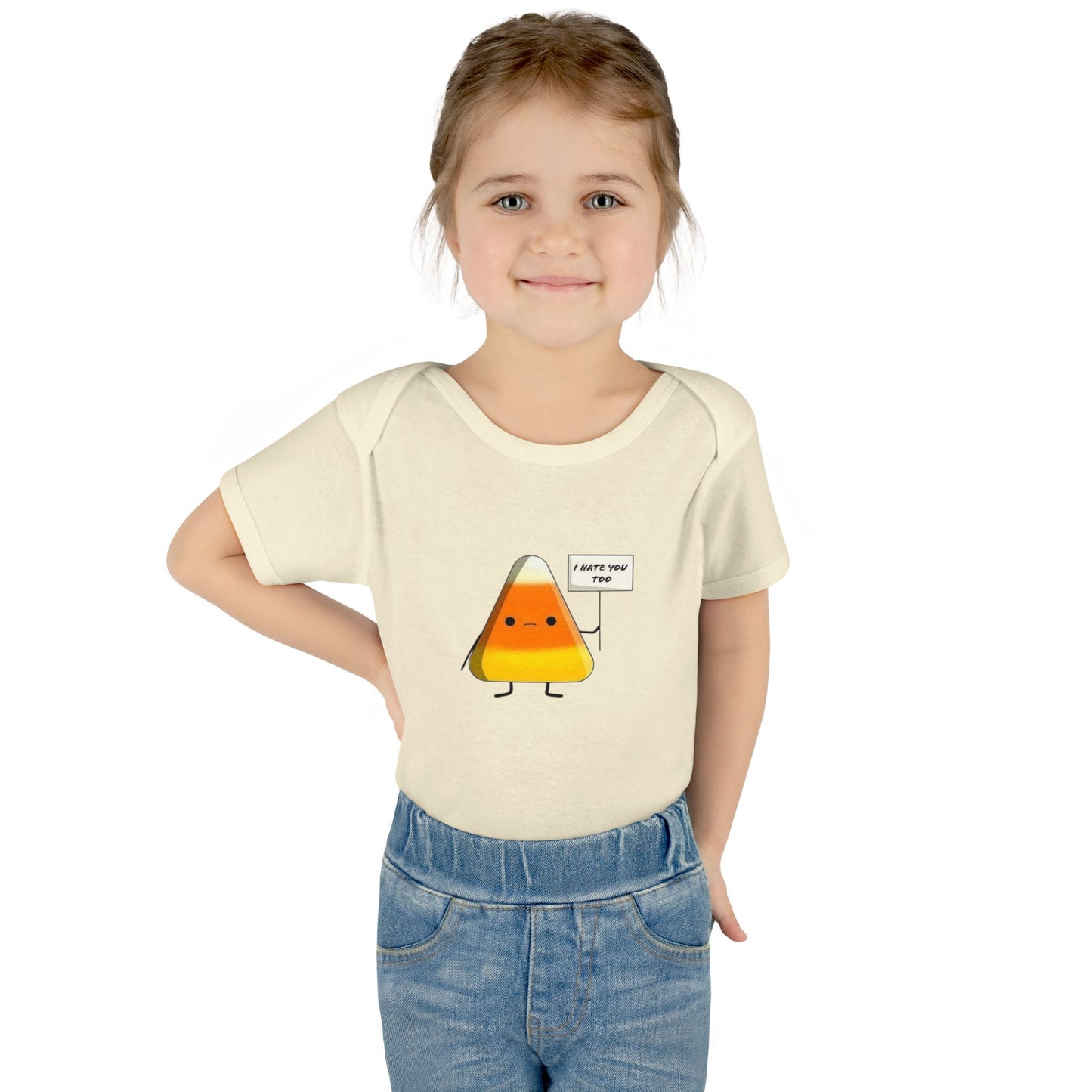 Onesie - Candy Corn I Hate You Too Infant Baby Rib Bodysuit