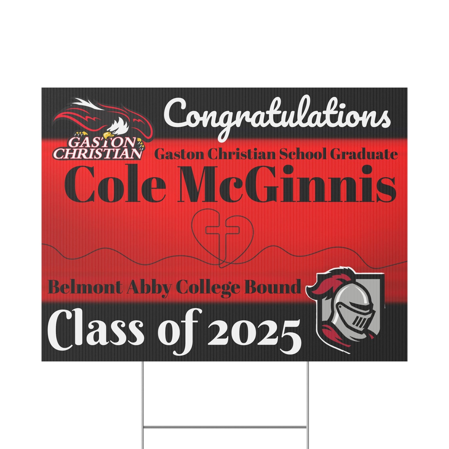 COLE class of 2025 - Plastic Yard Sign