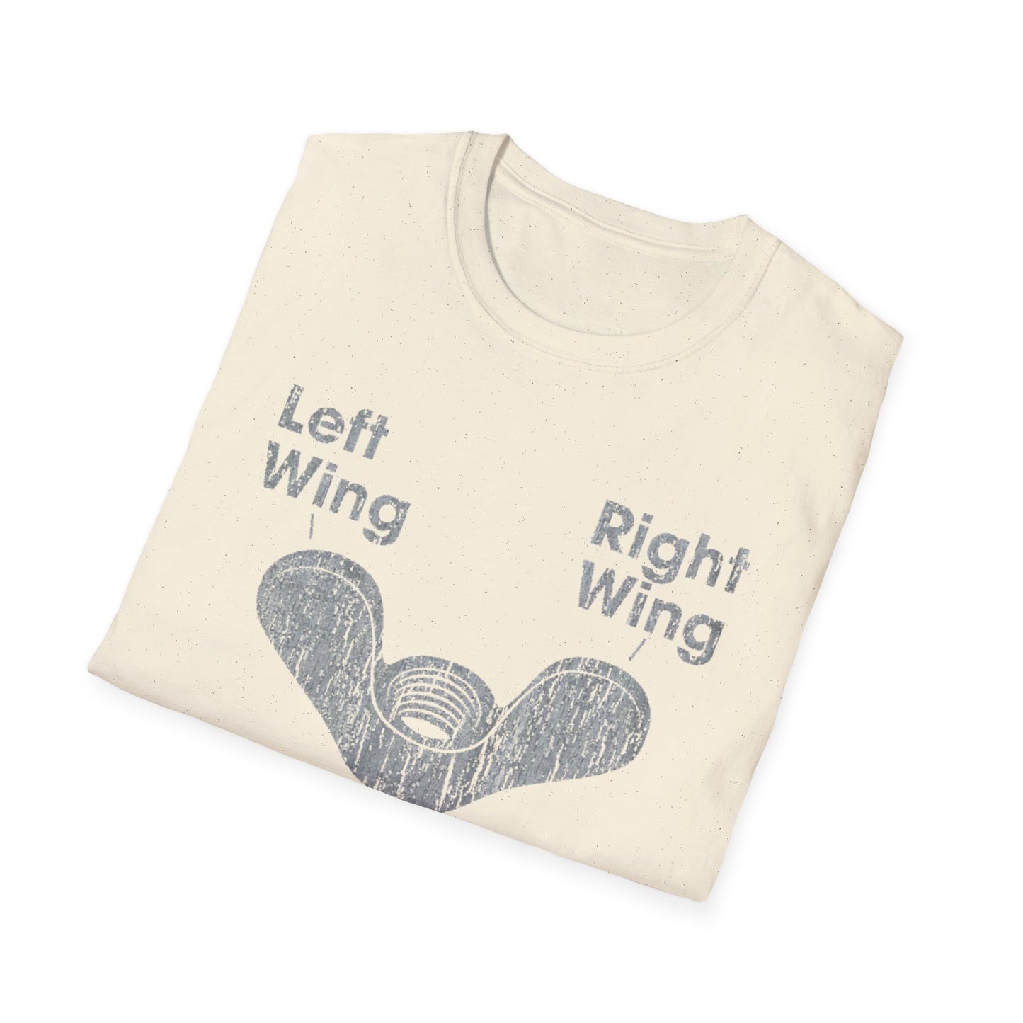 Left Wing Right Wing Same Nut - Unisex Softstyle T-Shirt