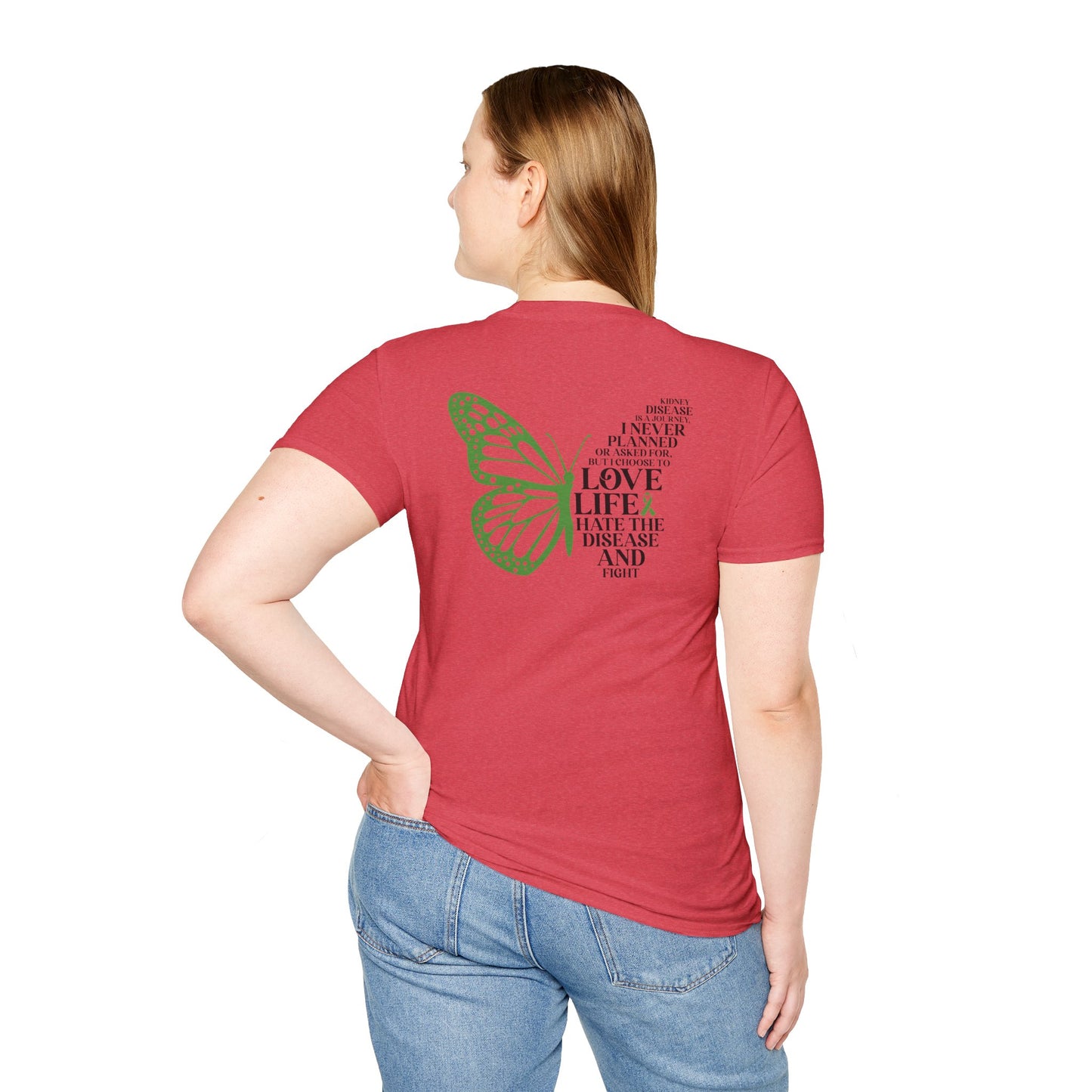 Kidney Disease Awareness GRAPHIC ON BACK ONLY T-Shirt