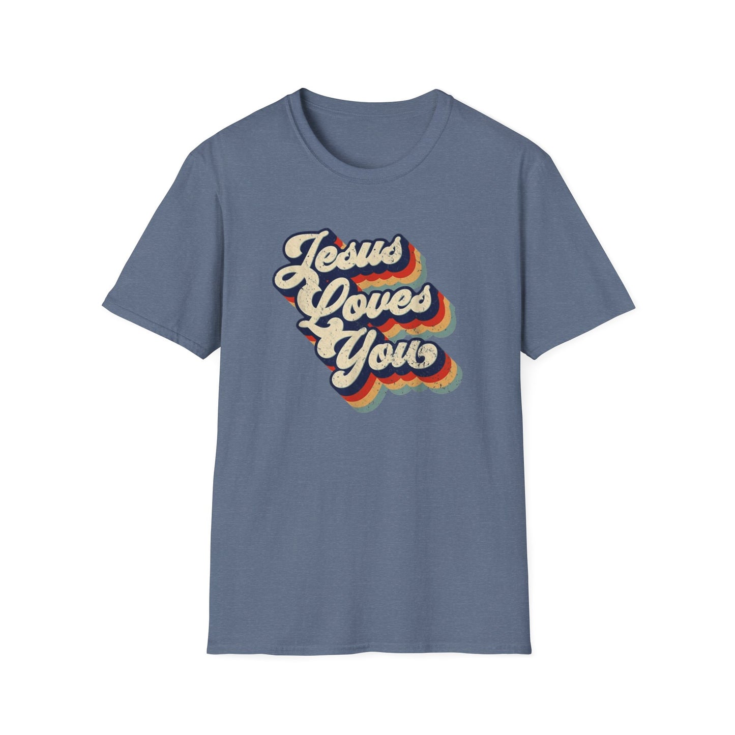 Jesus Loves You - Unisex Softstyle T-Shirt - Fun and Casual Wear for All Occasions