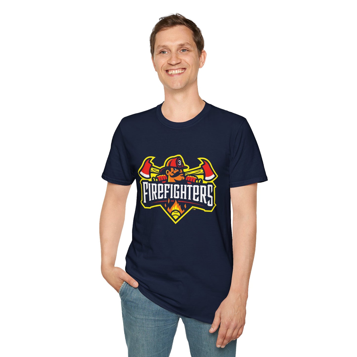 Firefighters Banana Ball League Unisex T-Shirt