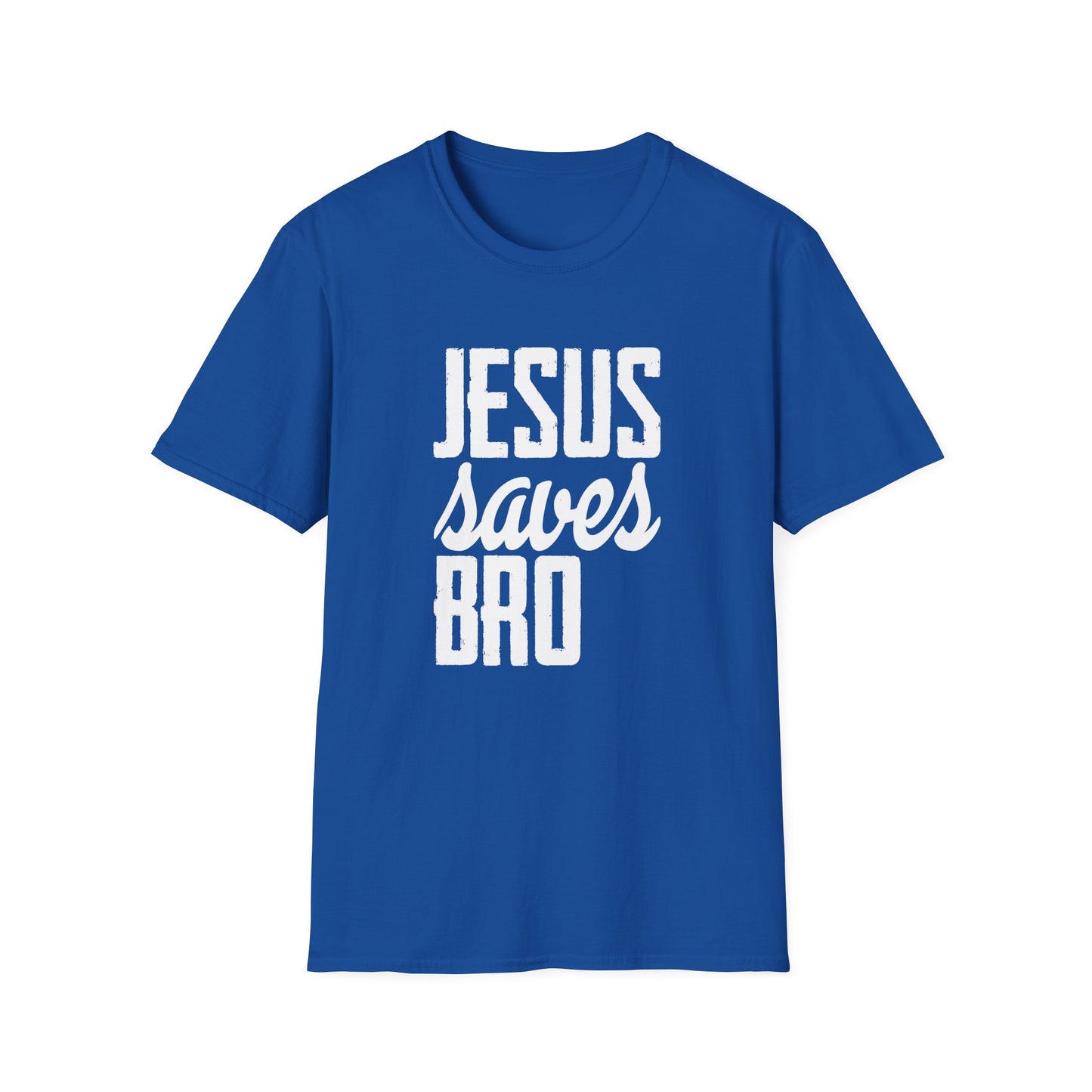 Jesus Saves Bro - Unisex Softstyle T-Shirt