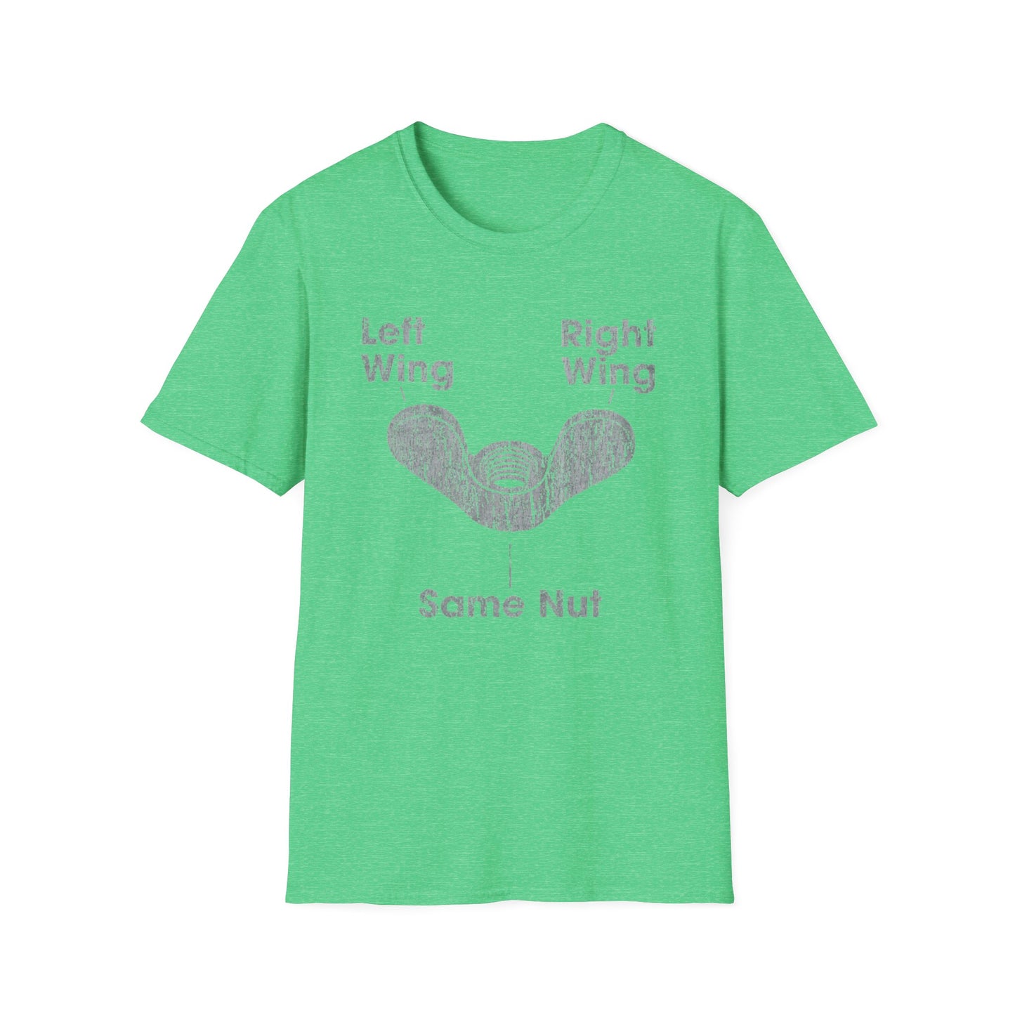 Left Wing Right Wing Same Nut - Unisex Softstyle T-Shirt