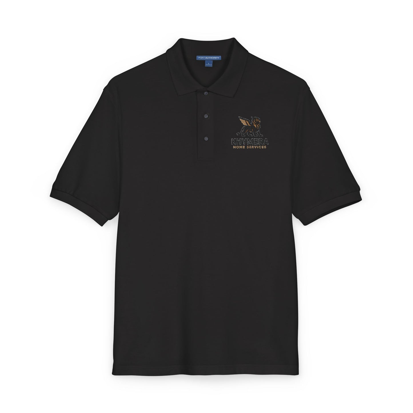 Khymera Home Services Elegant Embroidered Unisex Polo Shirt