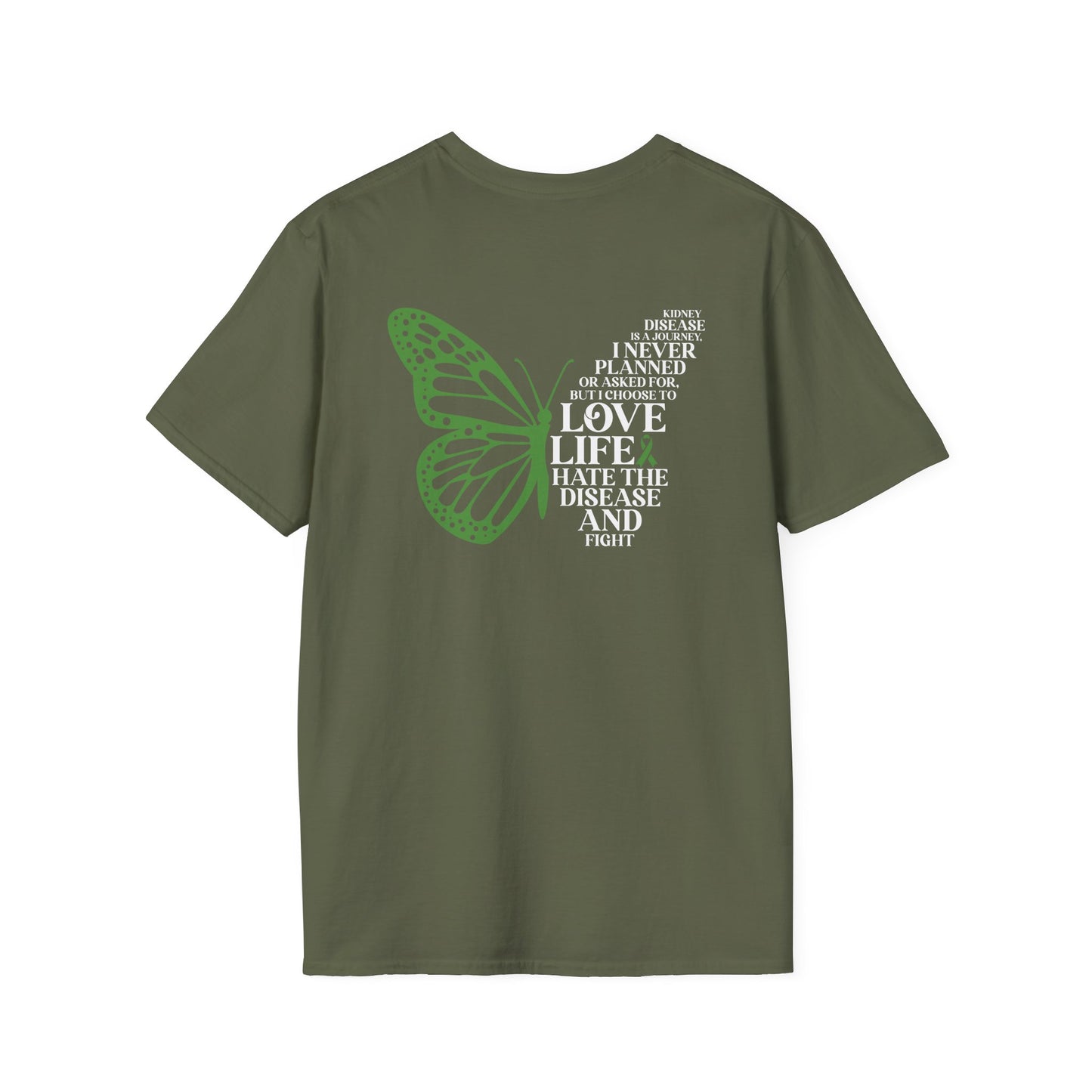 Kidney Disease Awareness GRAPHIC ON BACK ONLY T-Shirt
