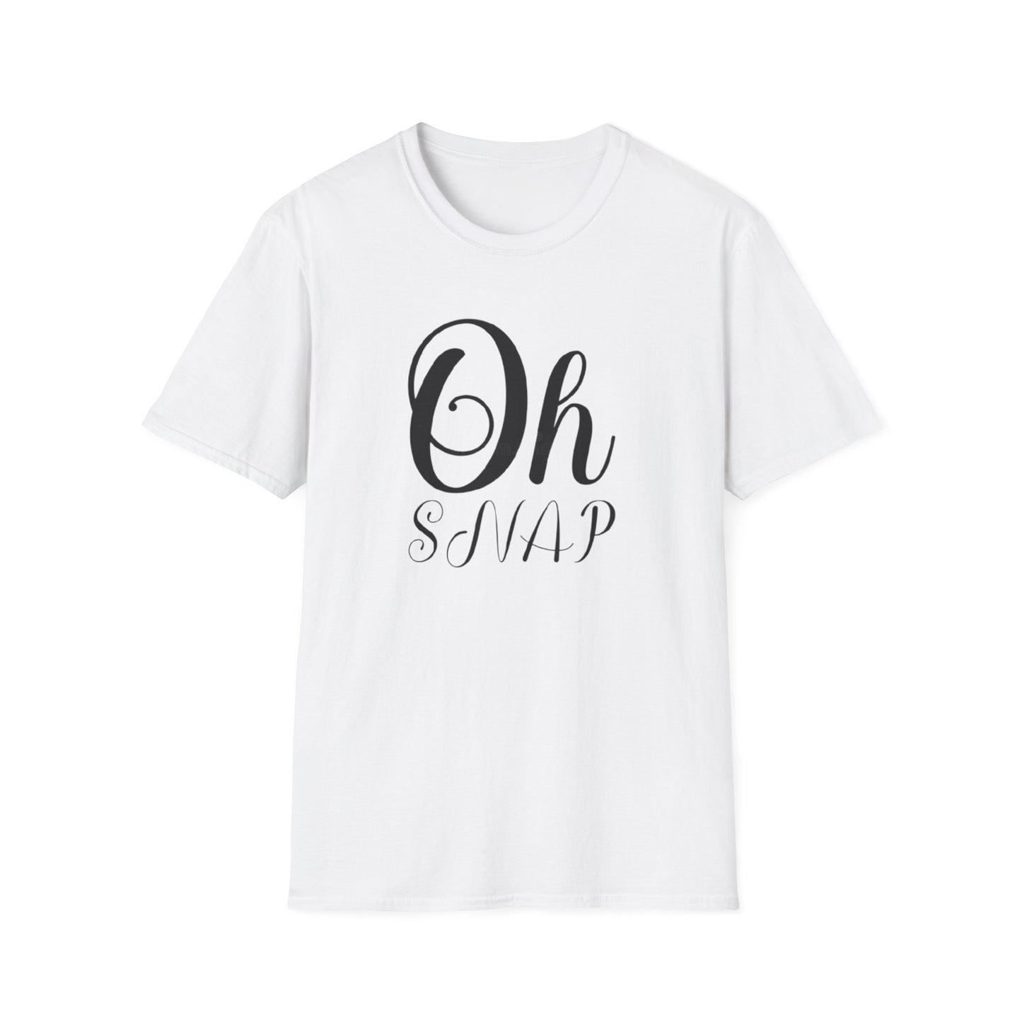 Funny Oh Snap Unisex Softstyle T-Shirt | Cute Gift for Friends, Family, Birthday, Humor, Casual Wear