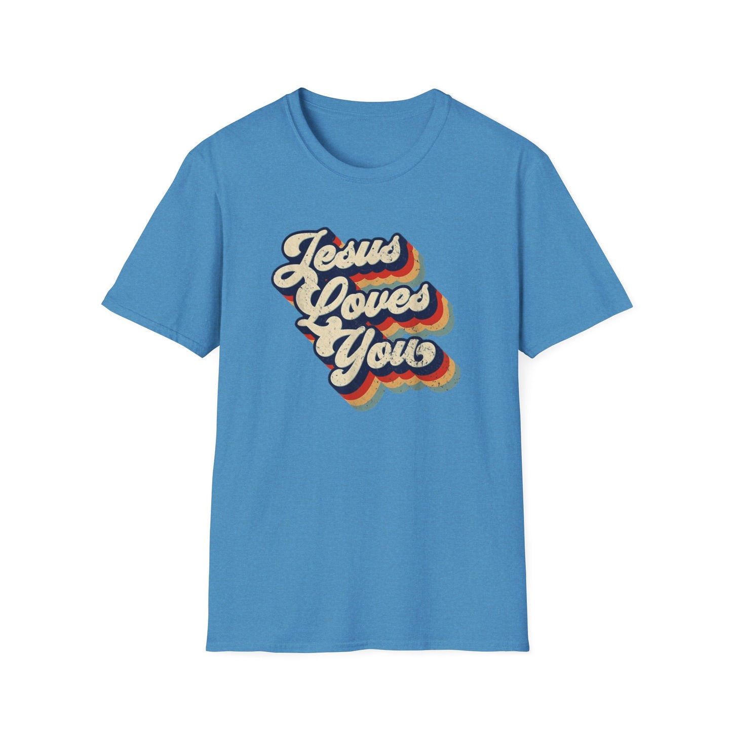 Jesus Loves You - Unisex Softstyle T-Shirt - Fun and Casual Wear for All Occasions