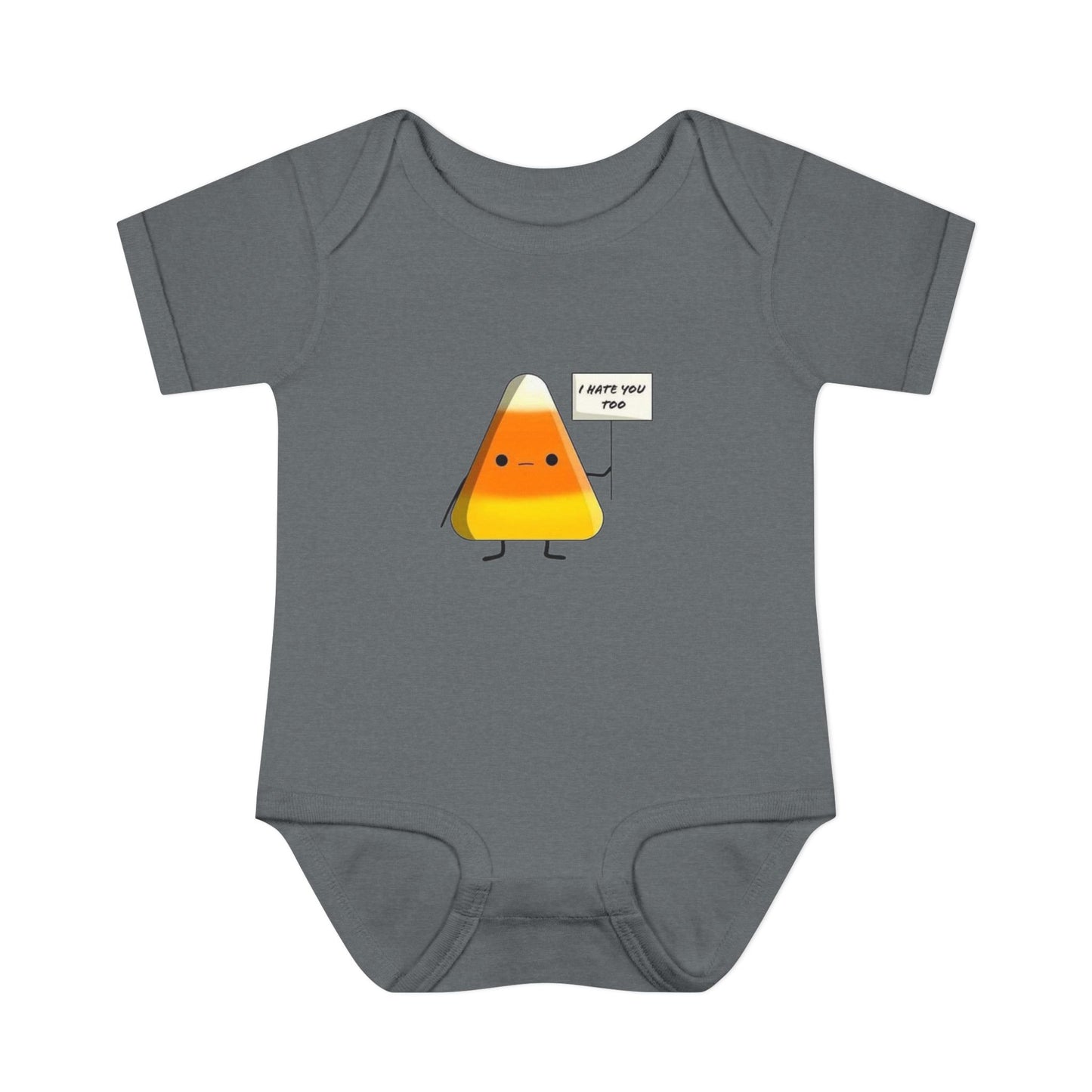 Onesie - Candy Corn I Hate You Too Infant Baby Rib Bodysuit
