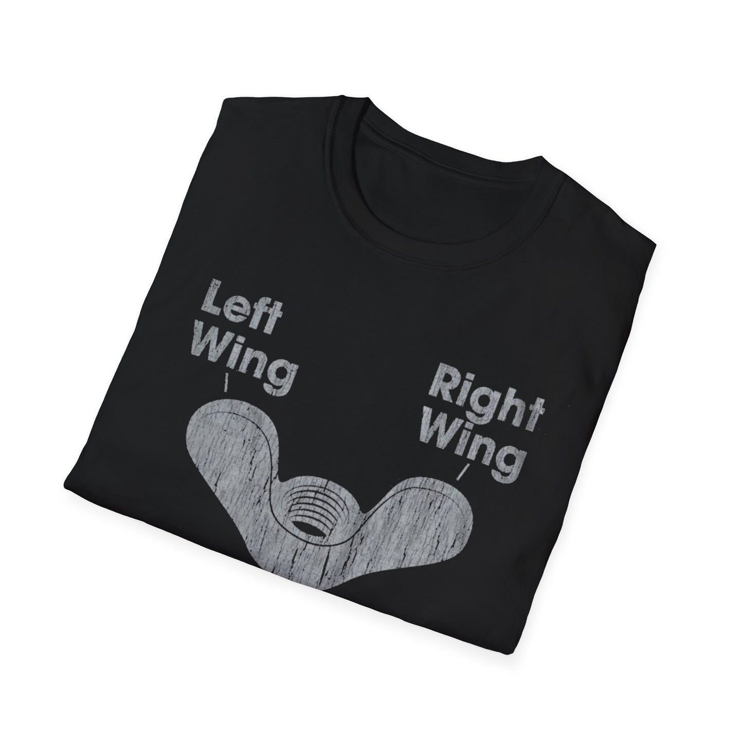 Left Wing Right Wing Same Nut - Unisex Softstyle T-Shirt