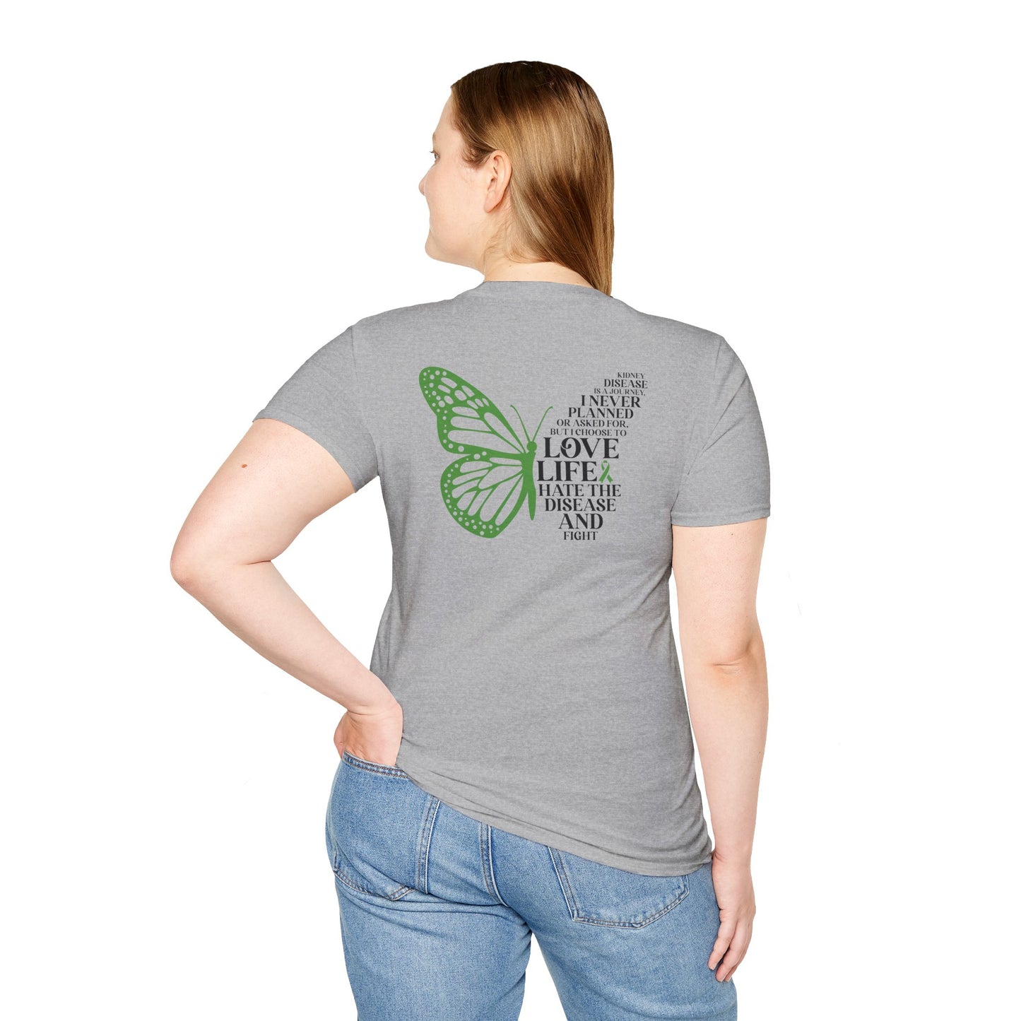 Kidney Disease Awareness GRAPHIC ON BACK ONLY T-Shirt