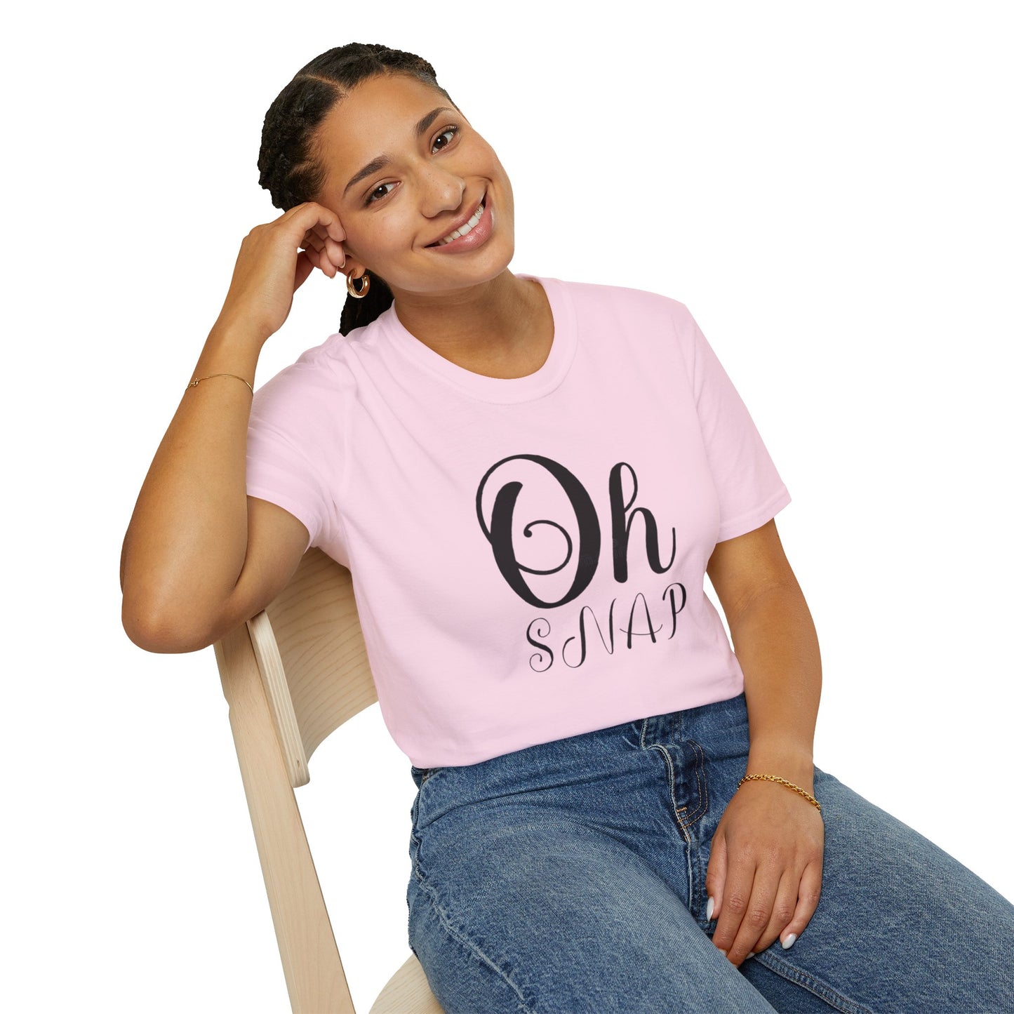 Funny Oh Snap Unisex Softstyle T-Shirt | Cute Gift for Friends, Family, Birthday, Humor, Casual Wear