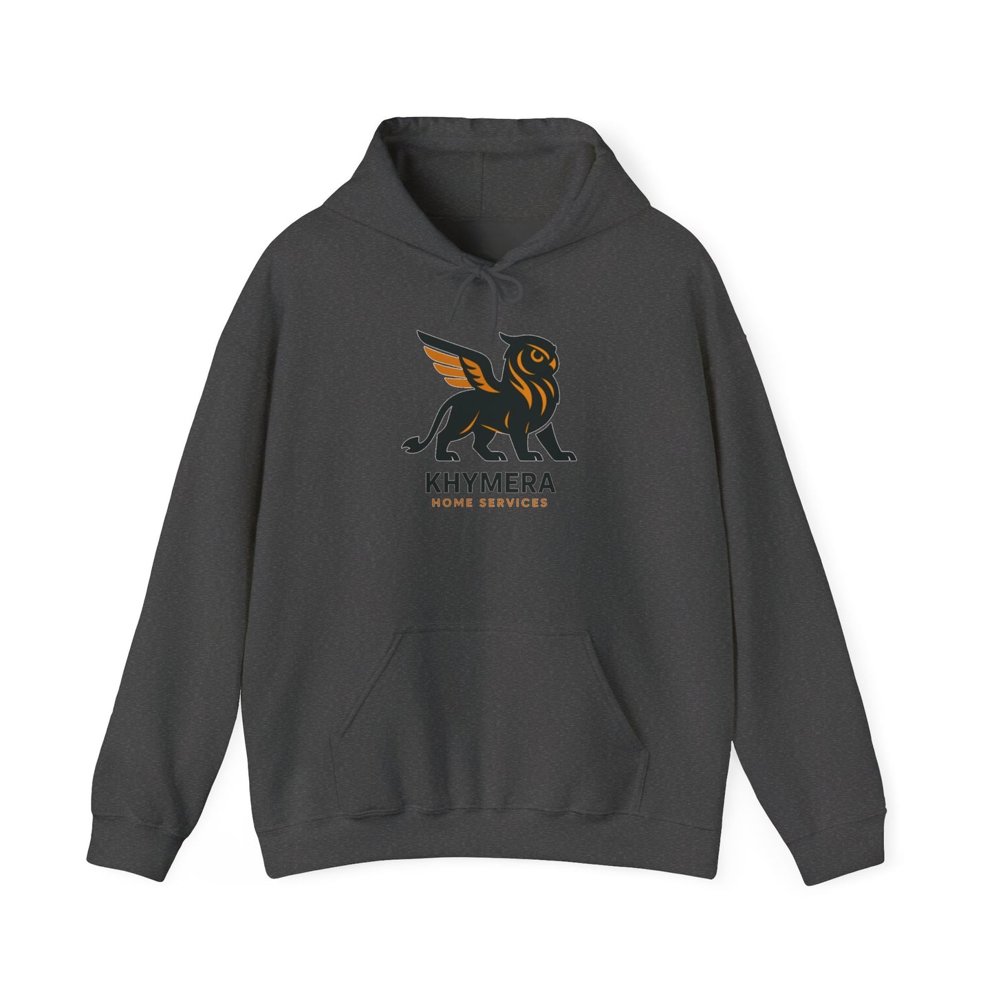 Khymera Home Services Dragon Hoodie, Cozy Unisex Hooded Sweatshirt, Gift for Homeowners, Dragon Lover Apparel, Cool Casual Wear
