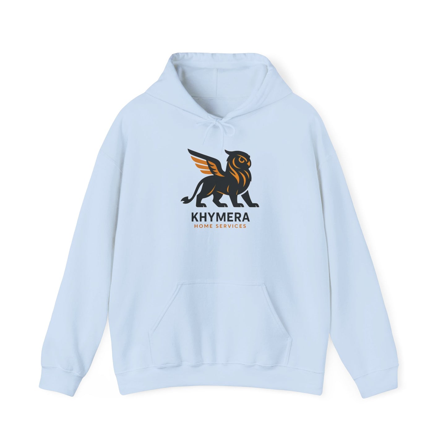 Khymera Home Services Dragon Hoodie, Cozy Unisex Hooded Sweatshirt, Gift for Homeowners, Dragon Lover Apparel, Cool Casual Wear