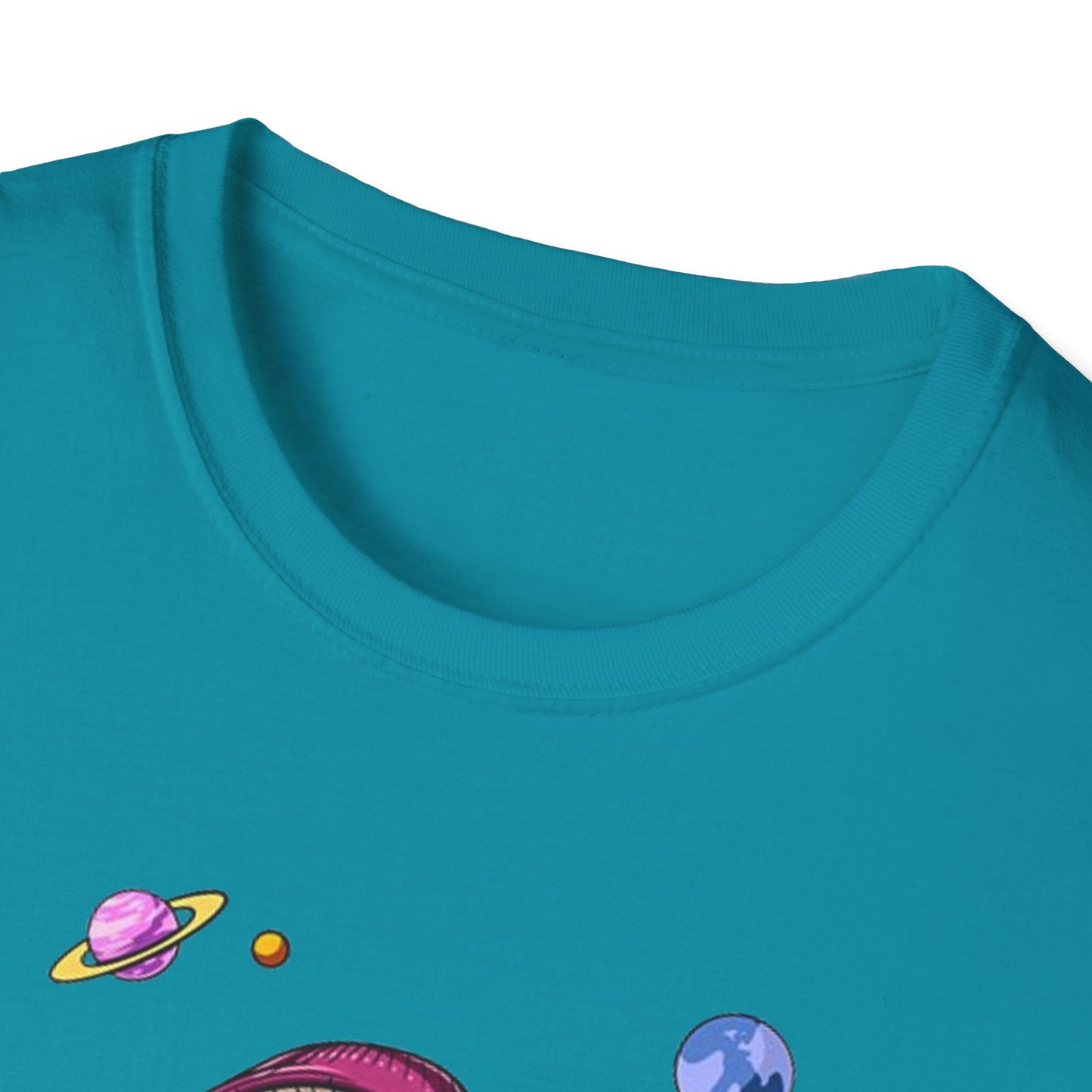 Shrooms around a campfire - Unisex Softstyle T-Shirt