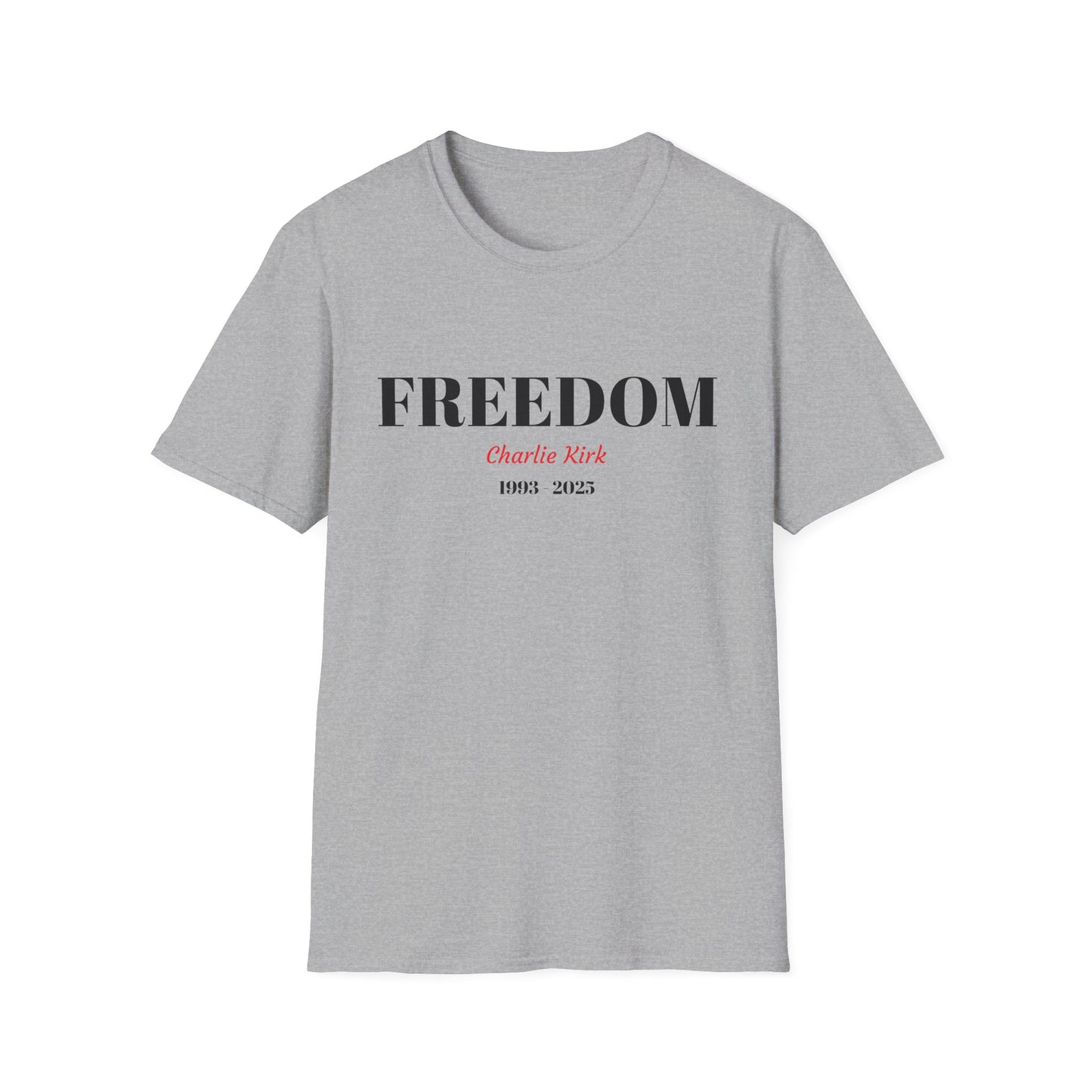 Unisex T-Shirt Charlie Kirk Freedom Shirt