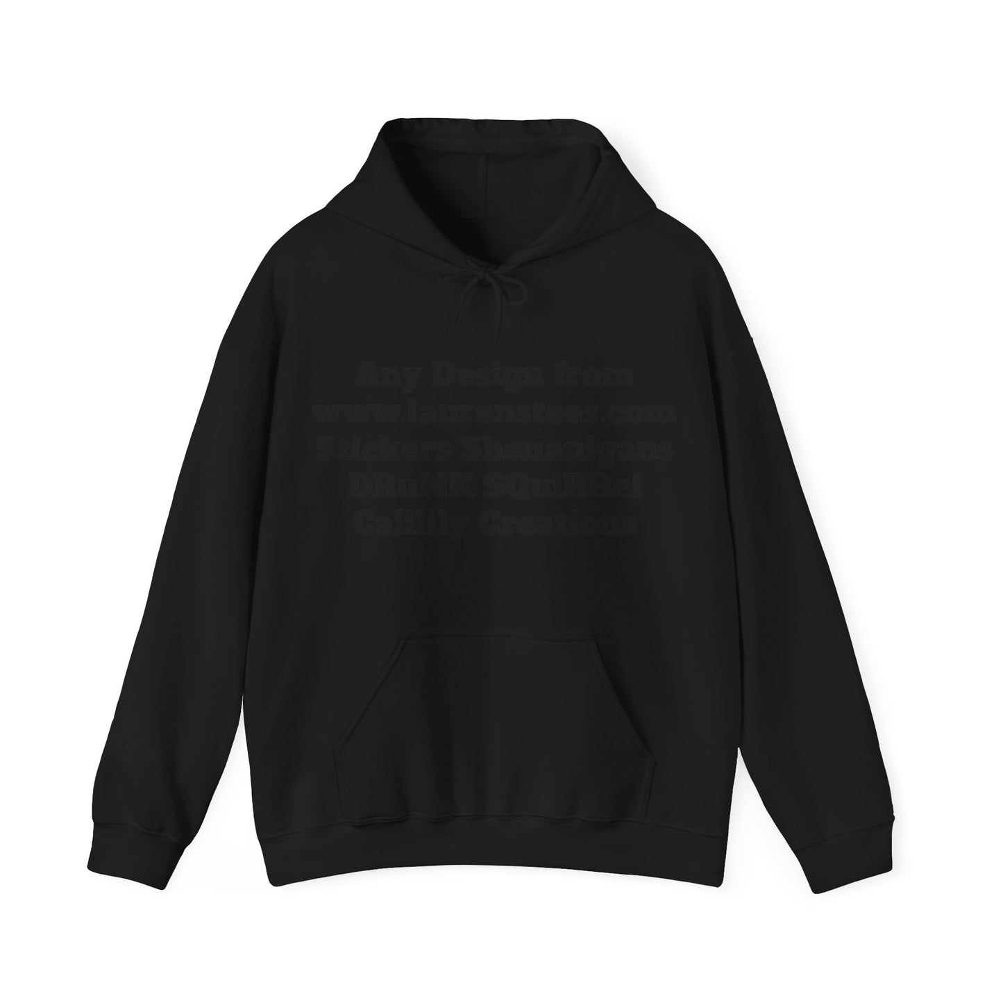 Custom or Any Design on Site Hoodie (One side only design) - Unisex Heavy Blend™ Hooded Sweatshirt