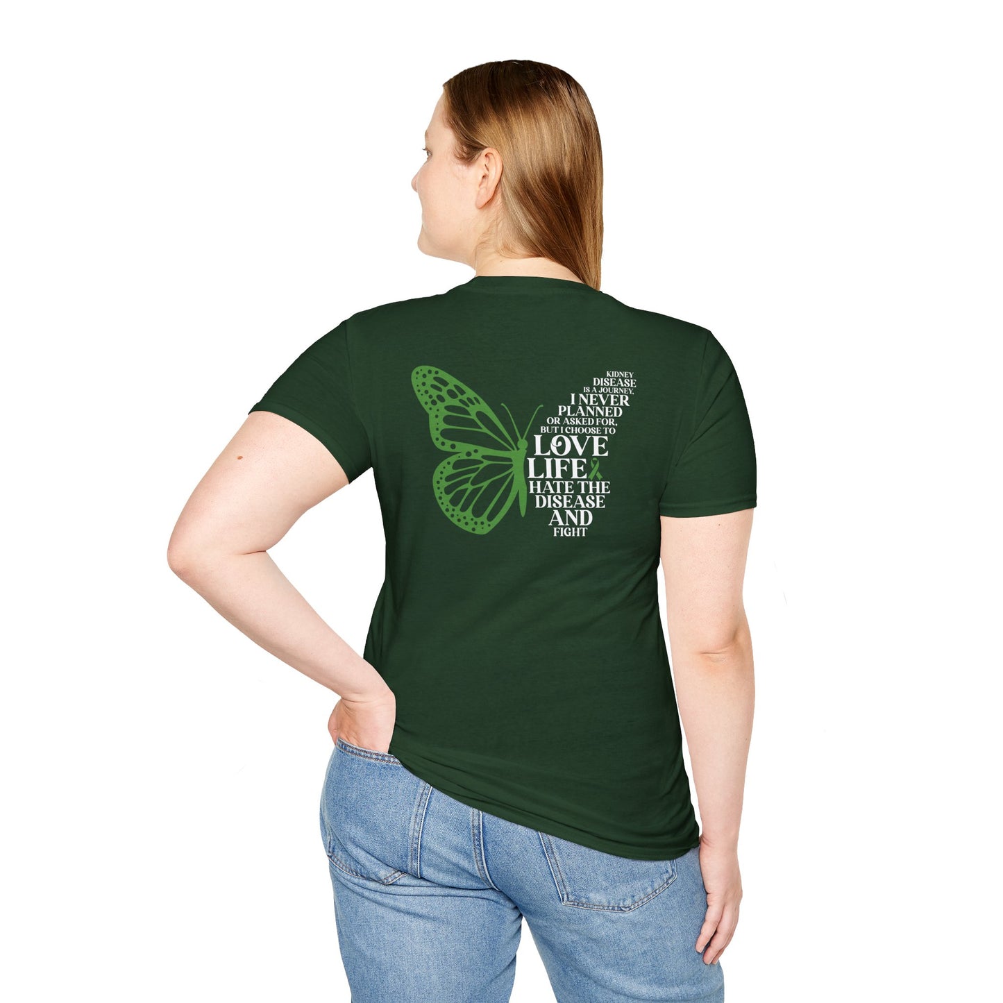 Kidney Disease Awareness GRAPHIC ON BACK ONLY T-Shirt