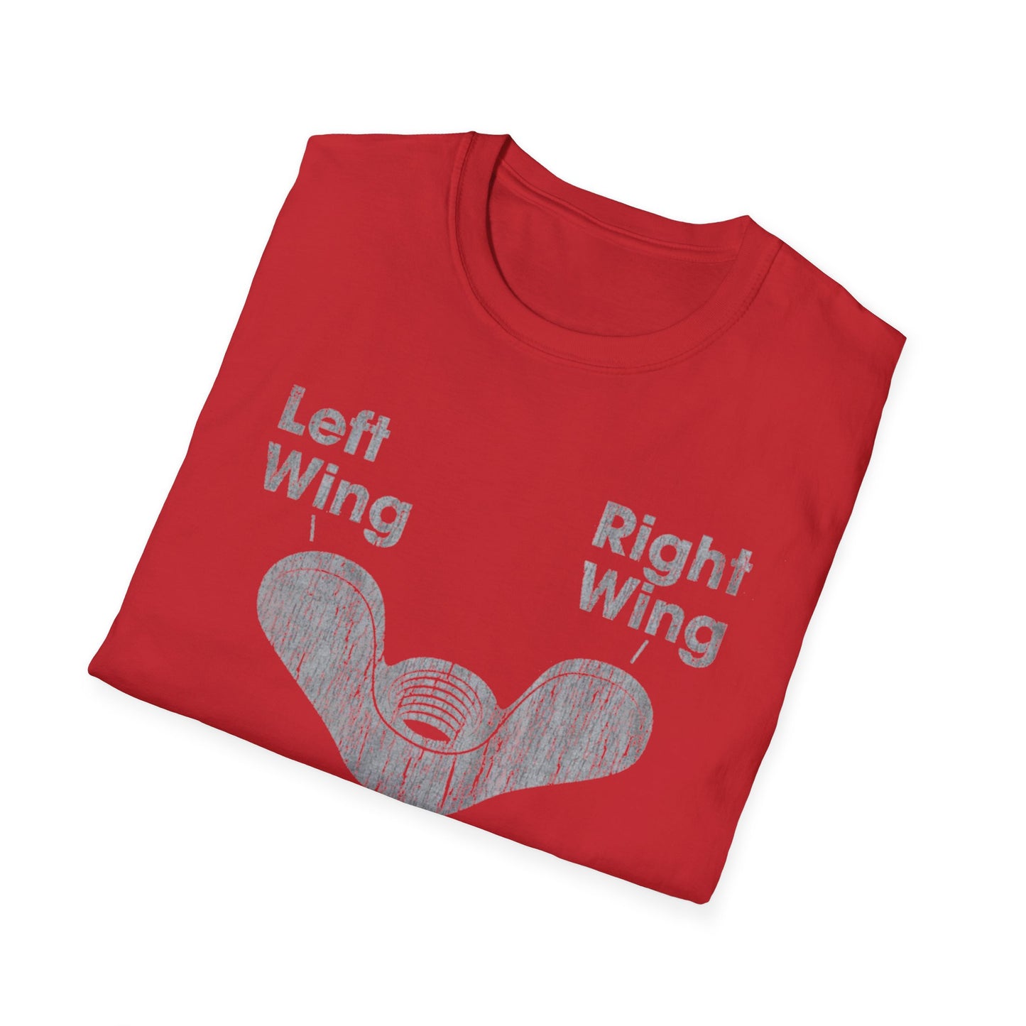 Left Wing Right Wing Same Nut - Unisex Softstyle T-Shirt