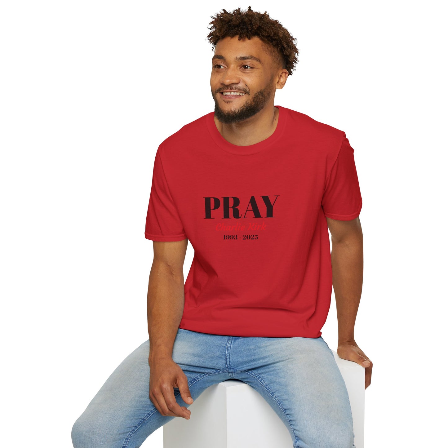 Unisex T-Shirt Charlie Kirk Remembrance Pray Shirt