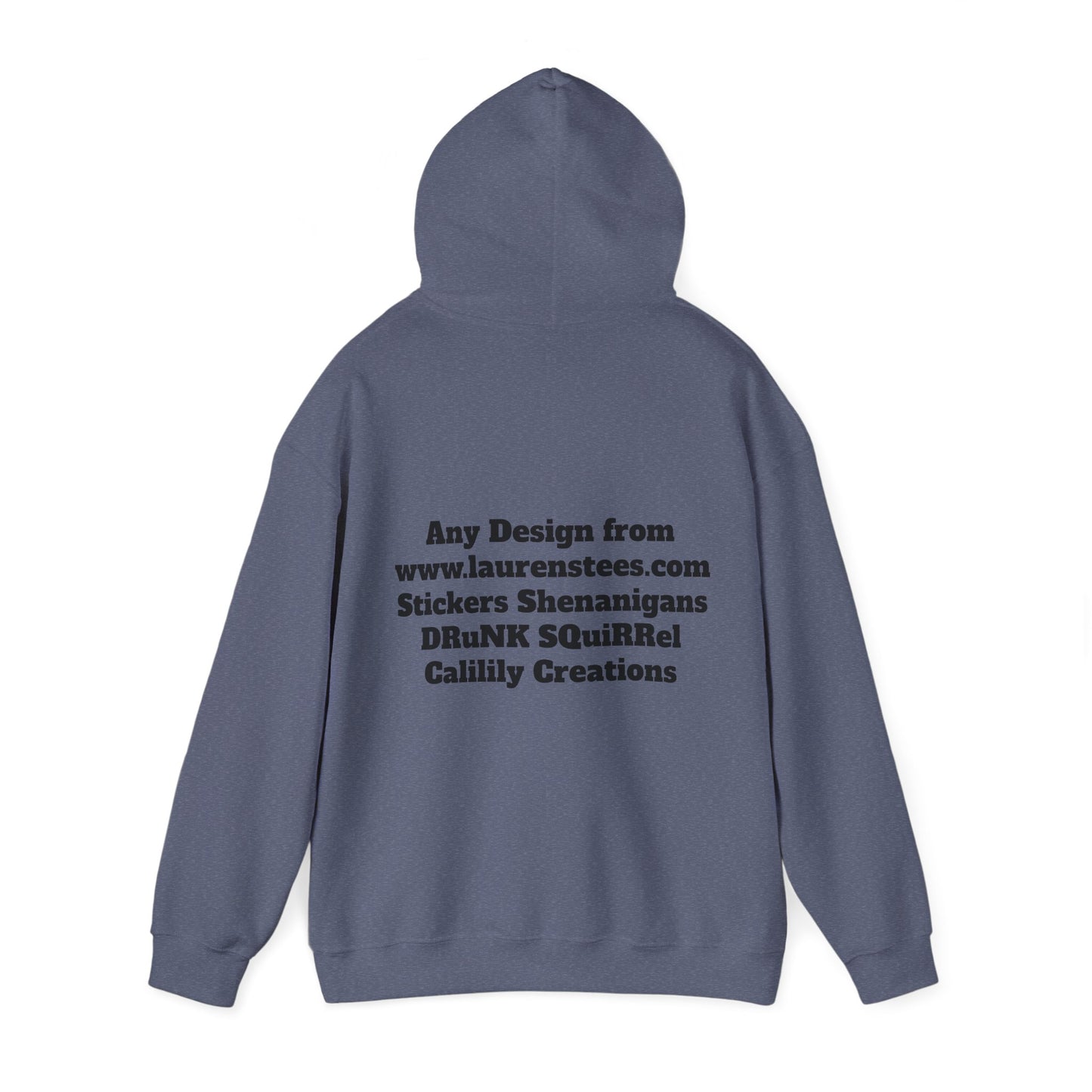Custom or Any Design on Site Hoodie FRONT AND BACK DESIGNS - Unisex Heavy Blend™ Hooded Sweatshirt