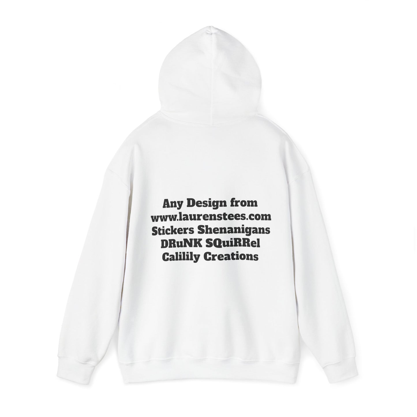 Custom or Any Design on Site Hoodie FRONT AND BACK DESIGNS - Unisex Heavy Blend™ Hooded Sweatshirt