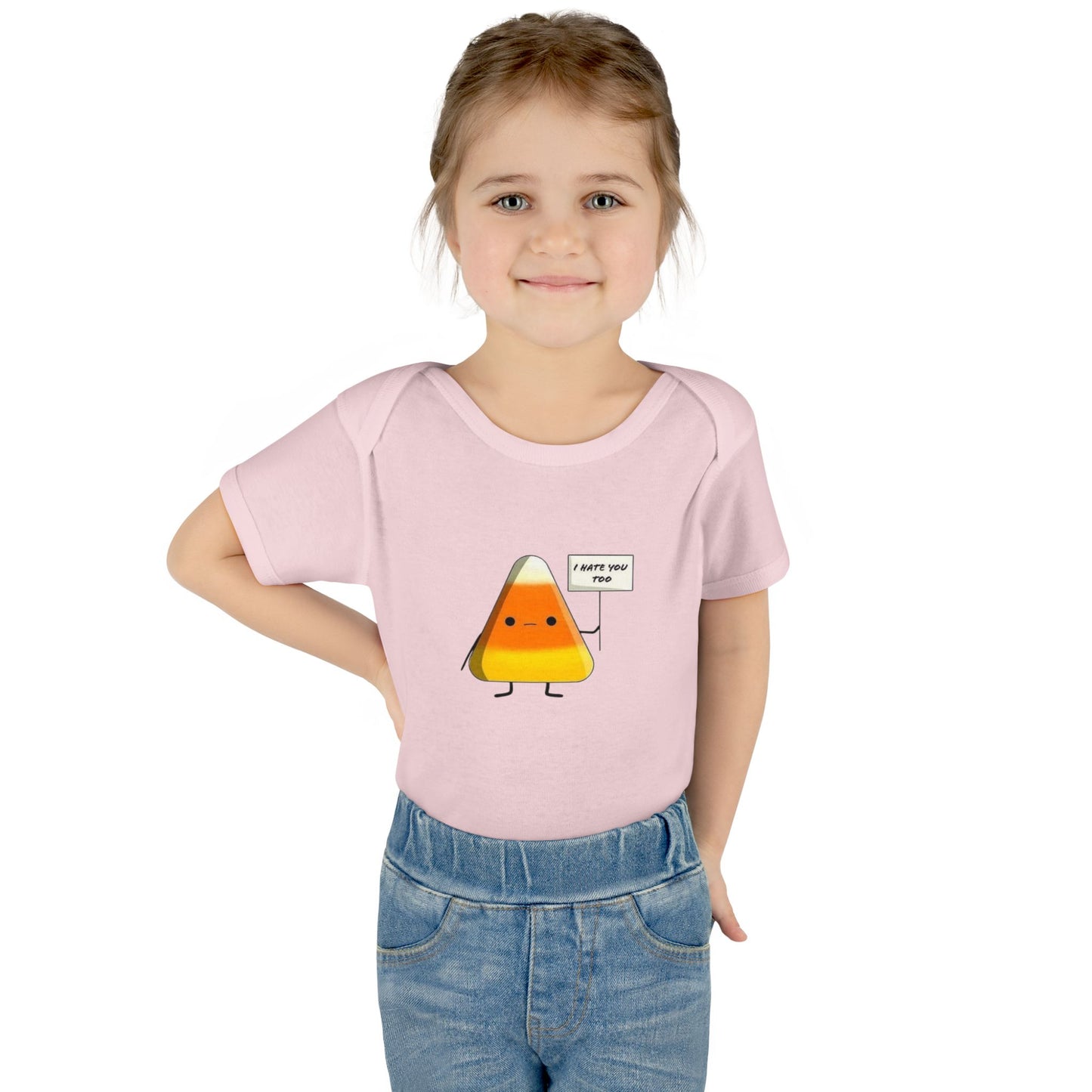 Onesie - Candy Corn I Hate You Too Infant Baby Rib Bodysuit