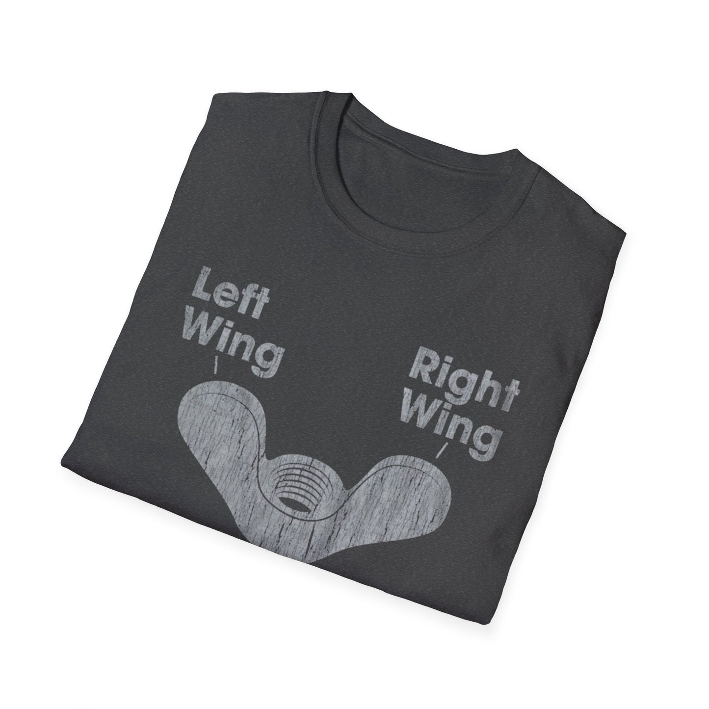 Left Wing Right Wing Same Nut - Unisex Softstyle T-Shirt