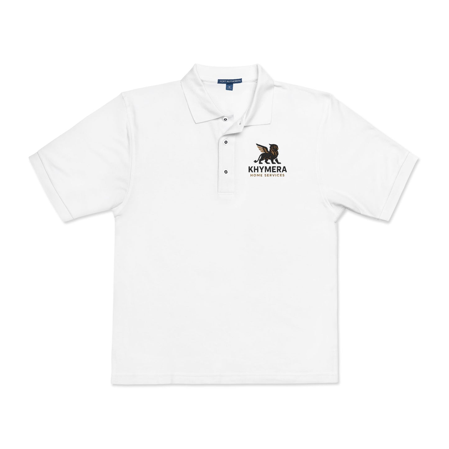 Khymera Home Services Elegant Embroidered Unisex Polo Shirt