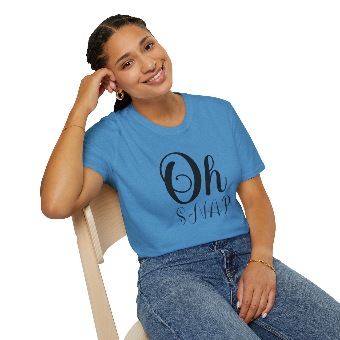 Funny Oh Snap Unisex Softstyle T-Shirt | Cute Gift for Friends, Family, Birthday, Humor, Casual Wear