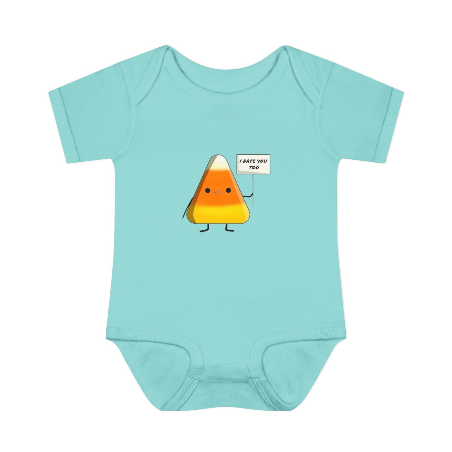Onesie - Candy Corn I Hate You Too Infant Baby Rib Bodysuit
