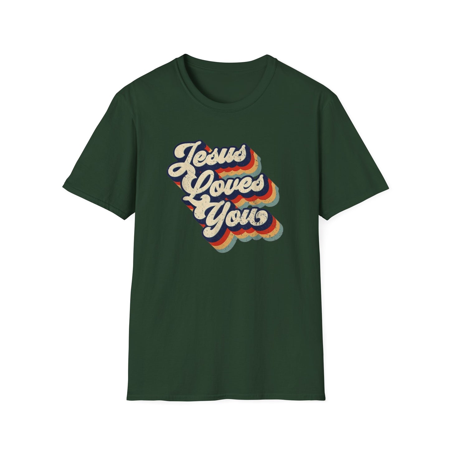 Jesus Loves You - Unisex Softstyle T-Shirt - Fun and Casual Wear for All Occasions