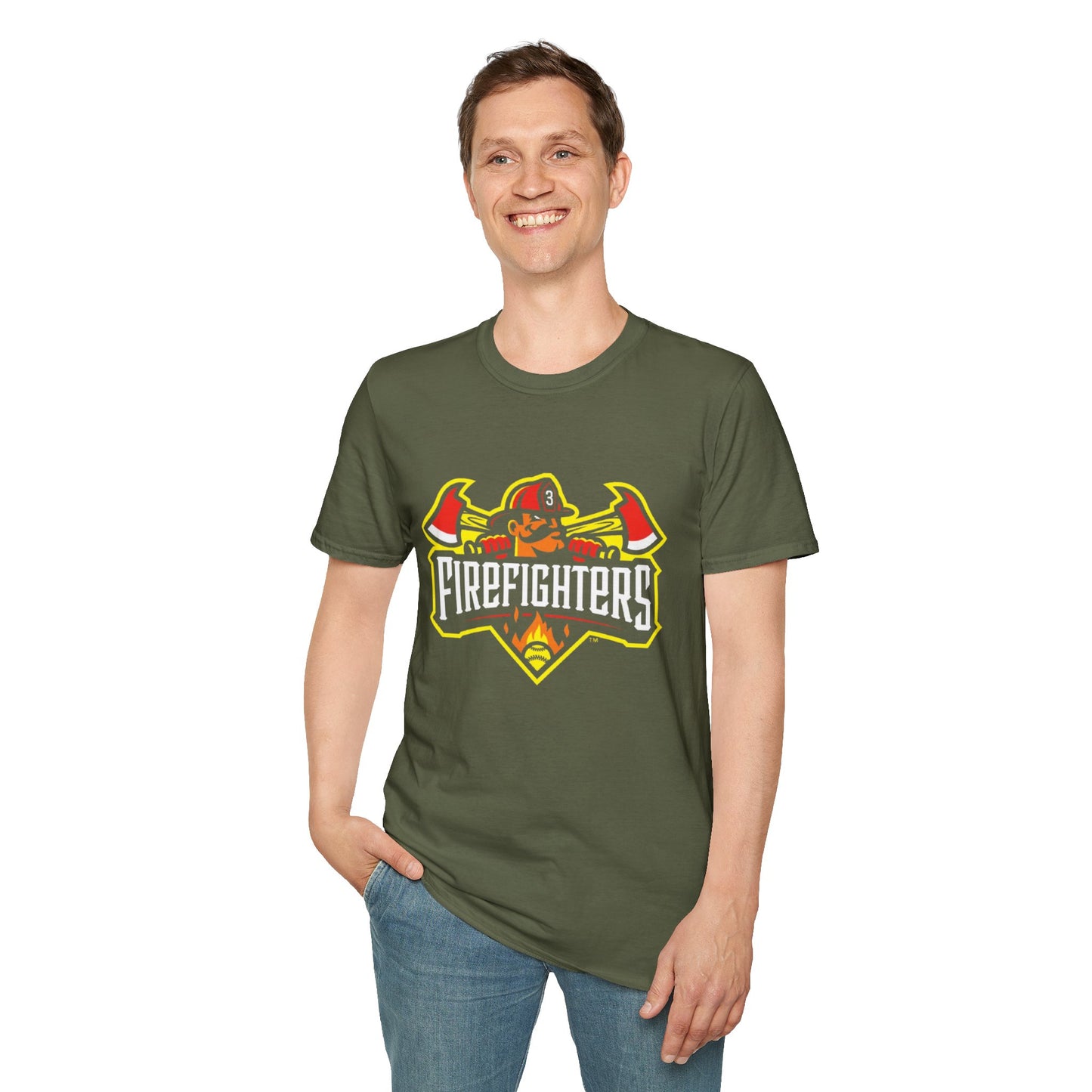 Firefighters Banana Ball League Unisex T-Shirt