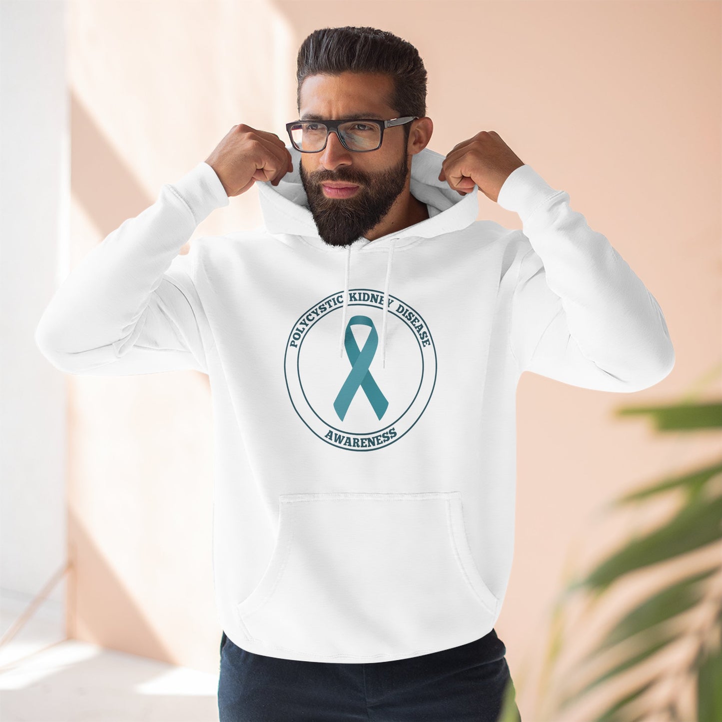 Fleece Hoodie Polycystic Kidney Disease Awareness