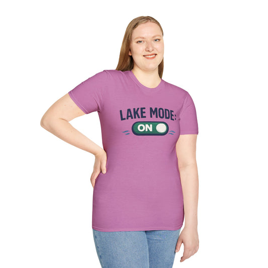 Lake Mode On T-Shirt — Funny Lake Life Vacation Tee