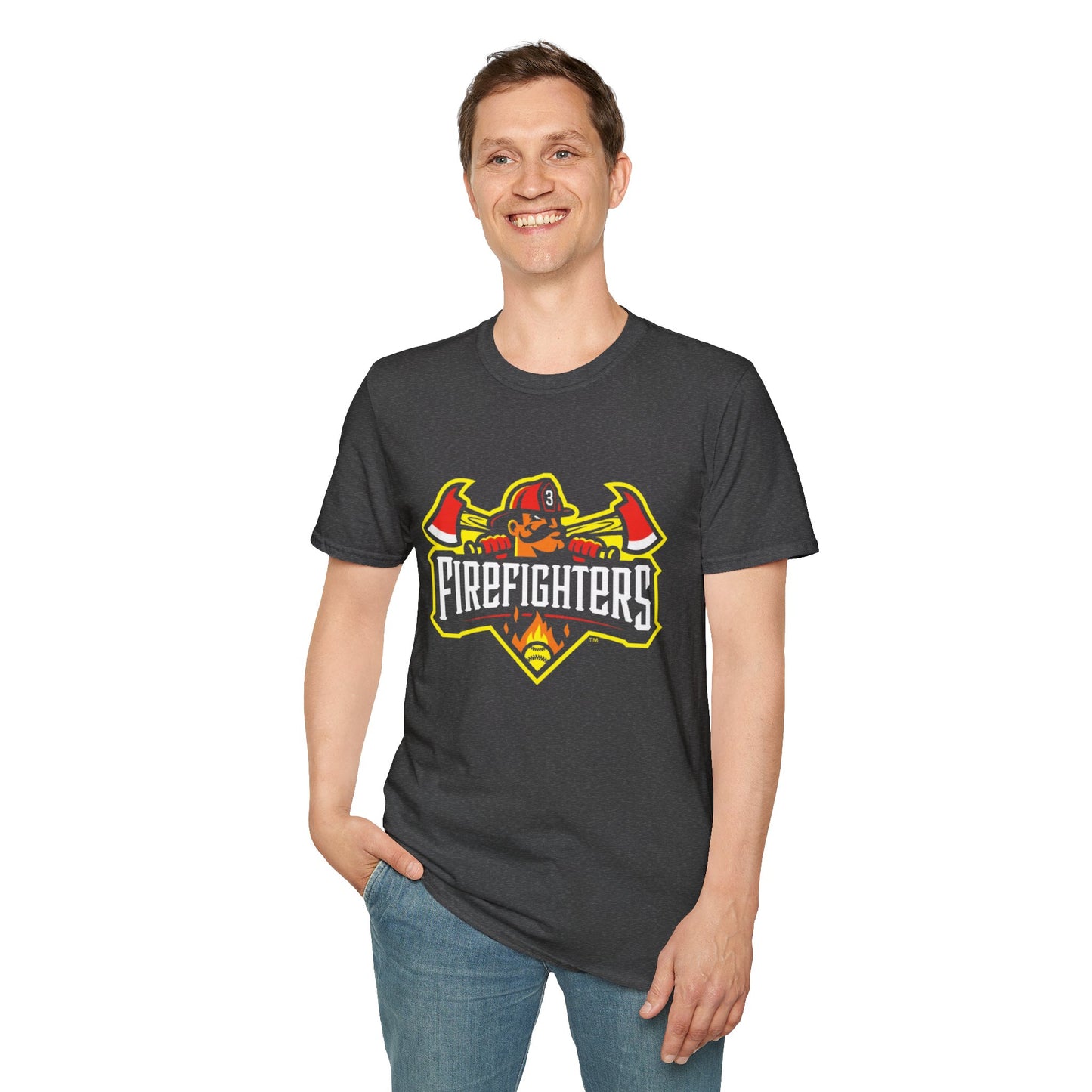 Firefighters Banana Ball League Unisex T-Shirt