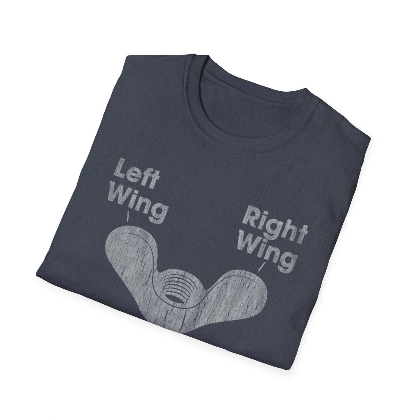 Left Wing Right Wing Same Nut - Unisex Softstyle T-Shirt