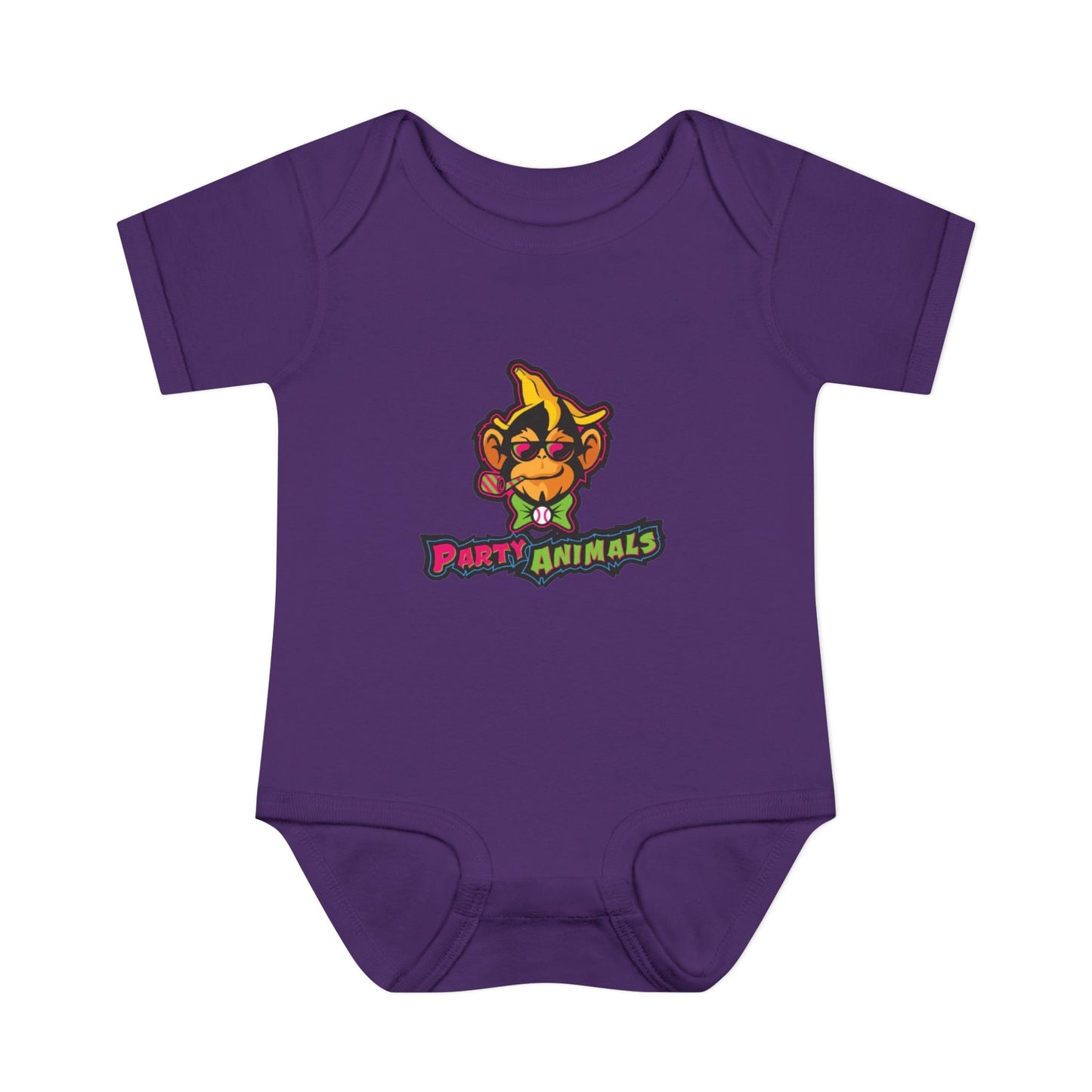 Onesie - Banana Ball League Team Party Animals Infant Baby Rib Bodysuit