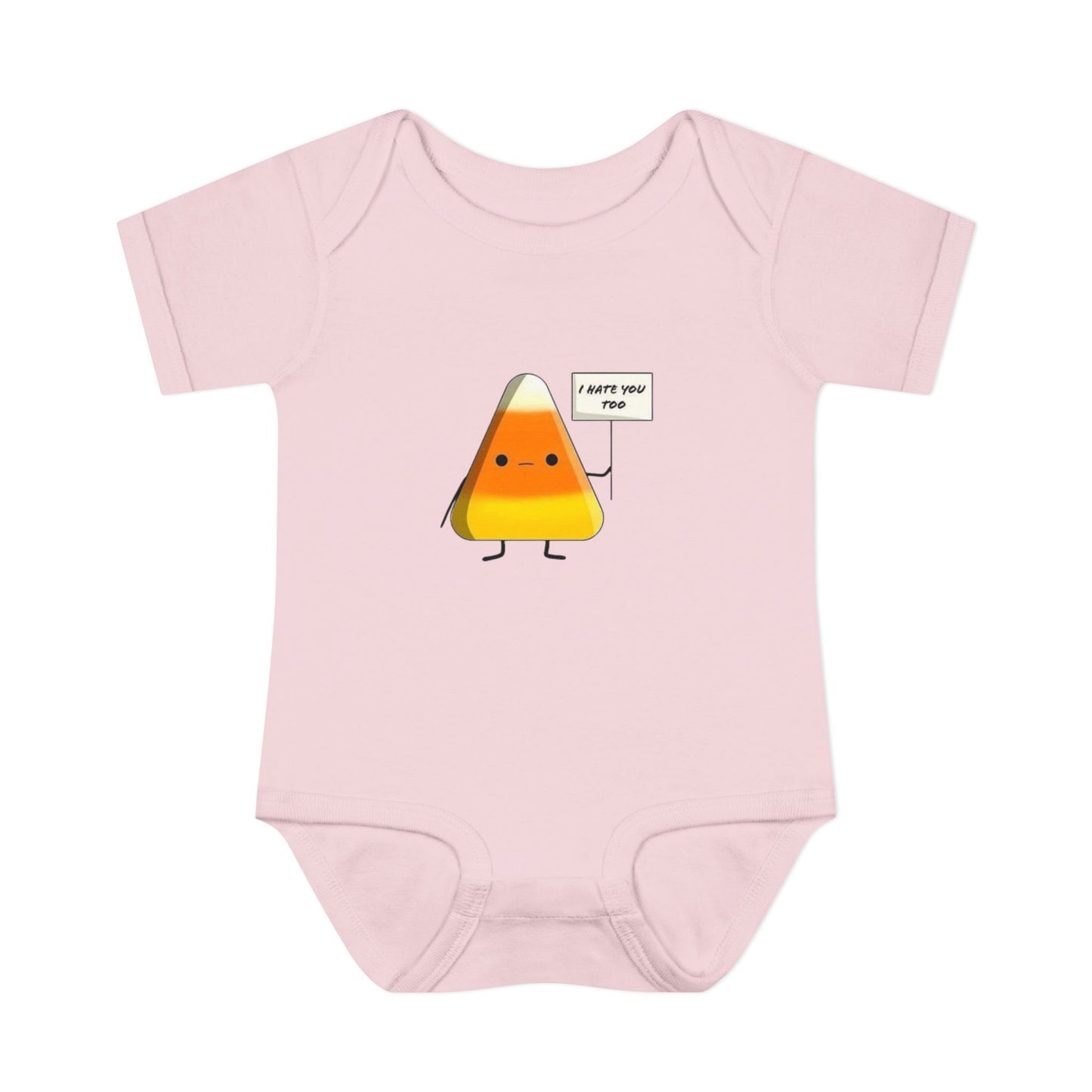 Onesie - Candy Corn I Hate You Too Infant Baby Rib Bodysuit