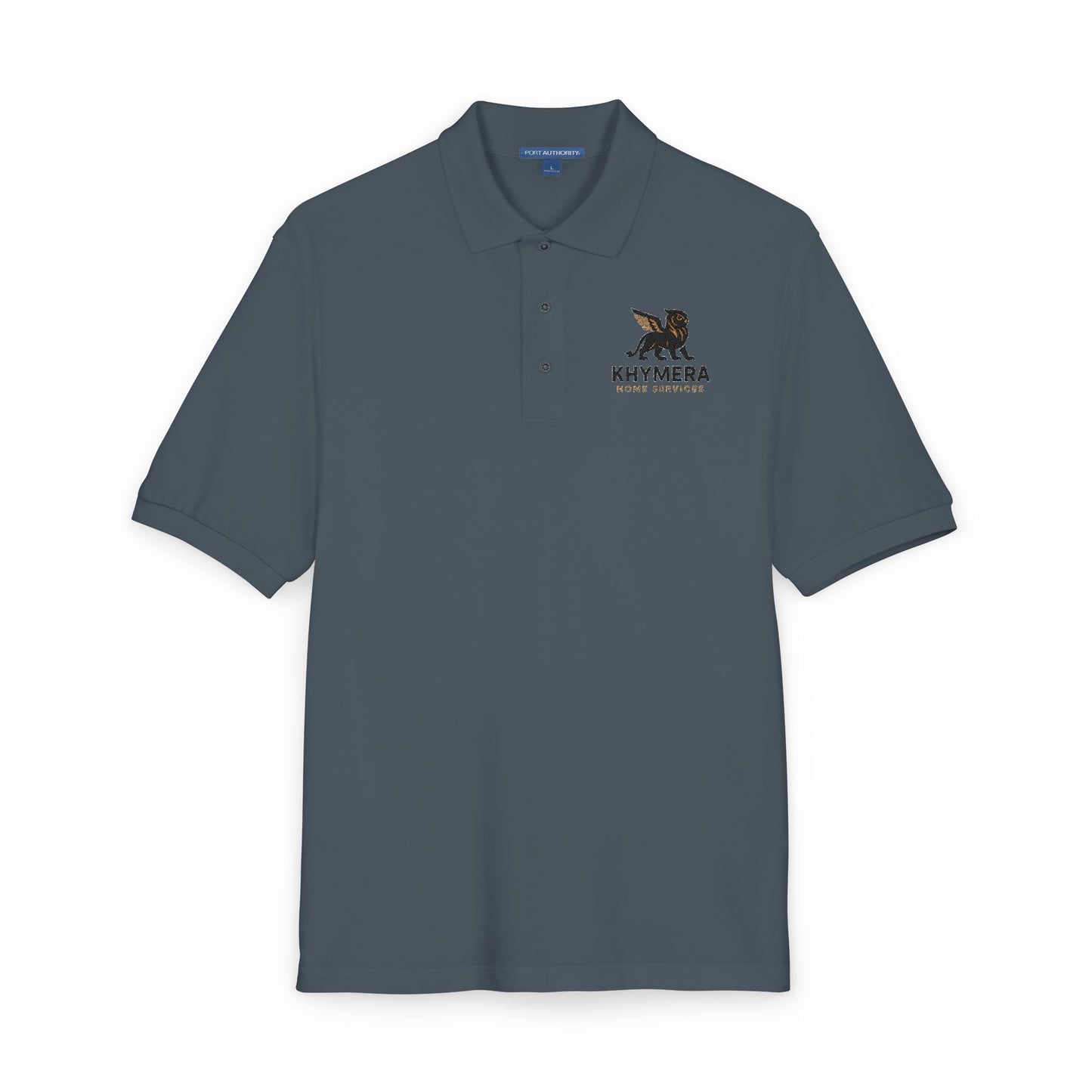 Khymera Home Services Elegant Embroidered Unisex Polo Shirt