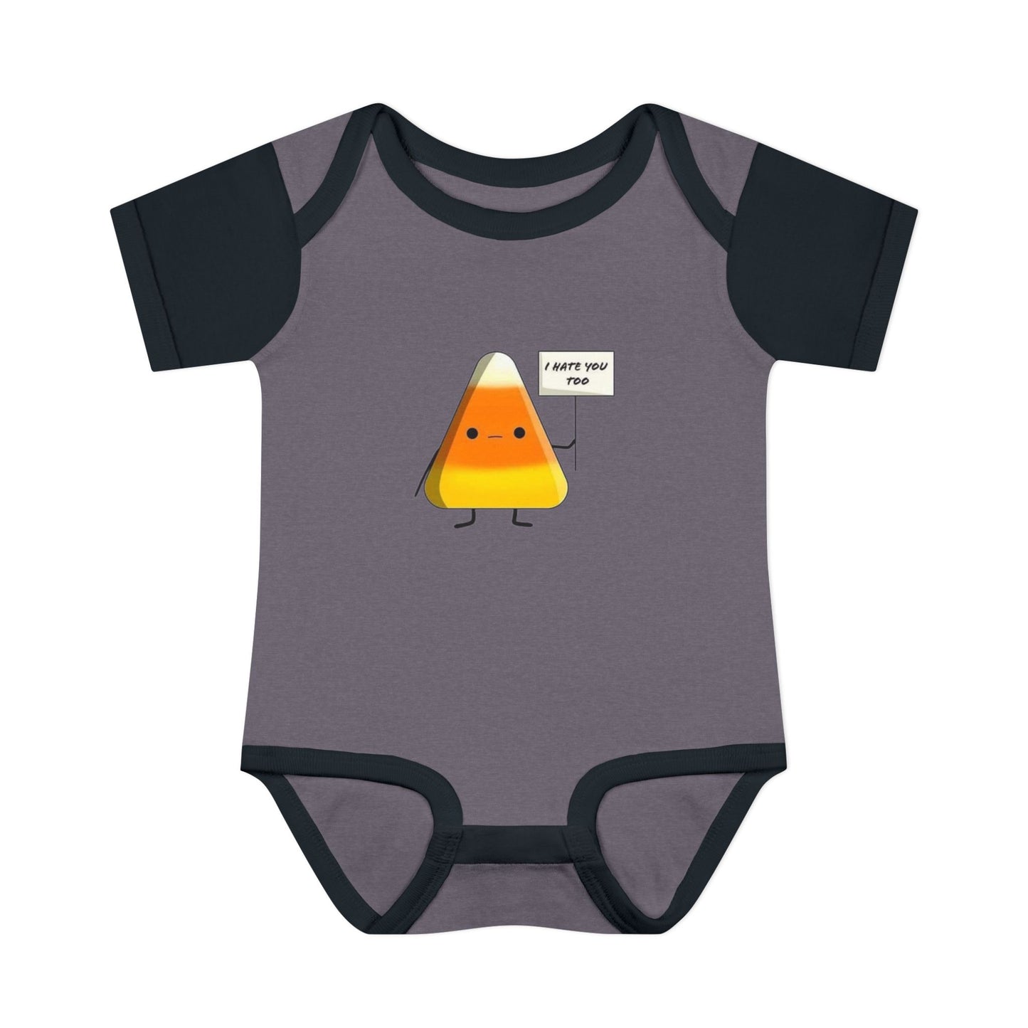 Onesie - Candy Corn I Hate You Too Infant Baby Rib Bodysuit