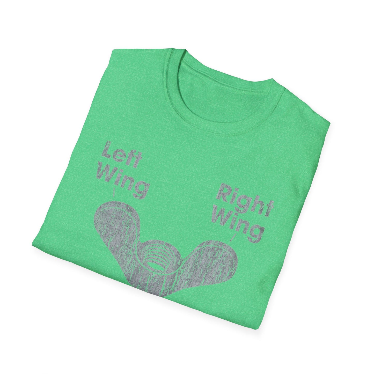 Left Wing Right Wing Same Nut - Unisex Softstyle T-Shirt