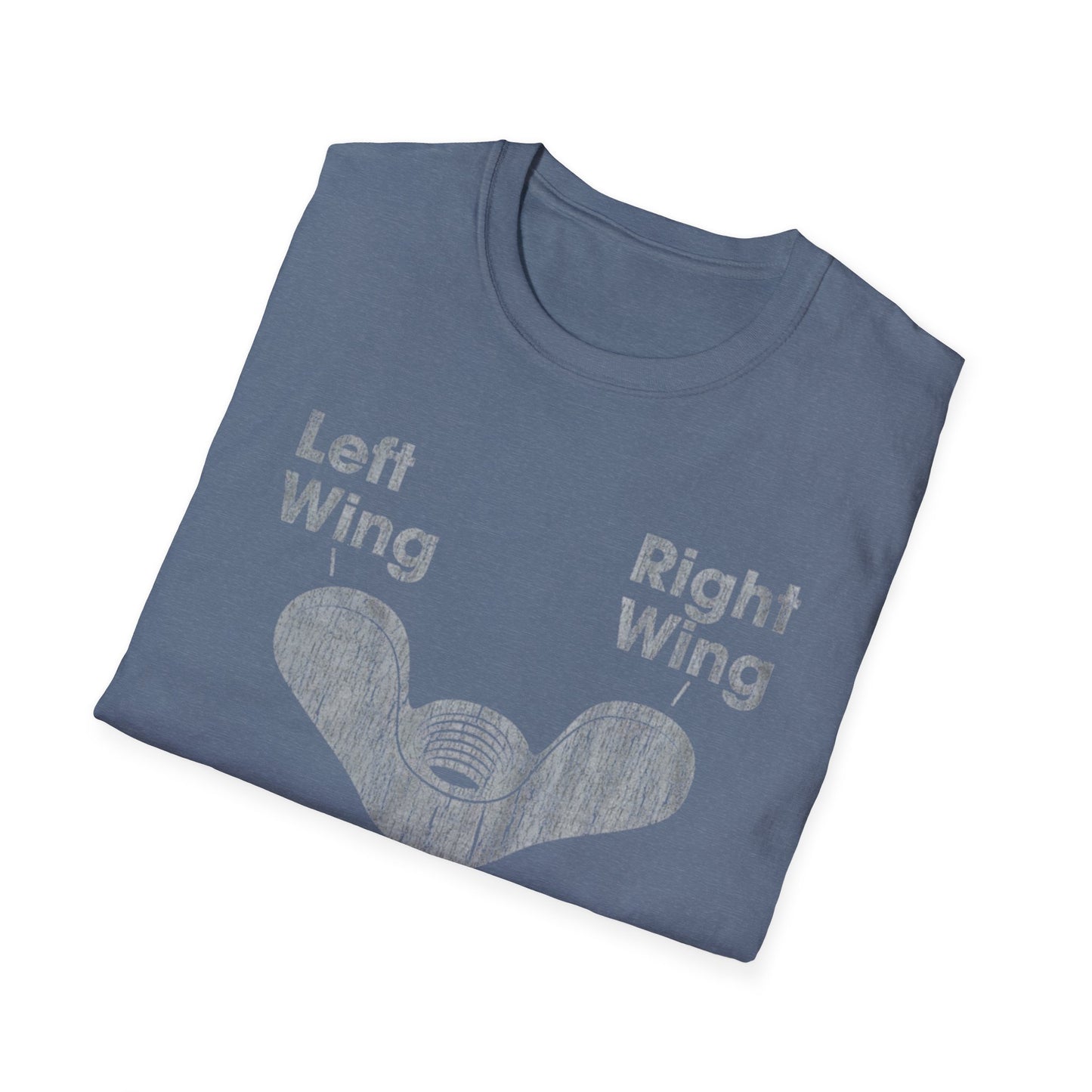 Left Wing Right Wing Same Nut - Unisex Softstyle T-Shirt