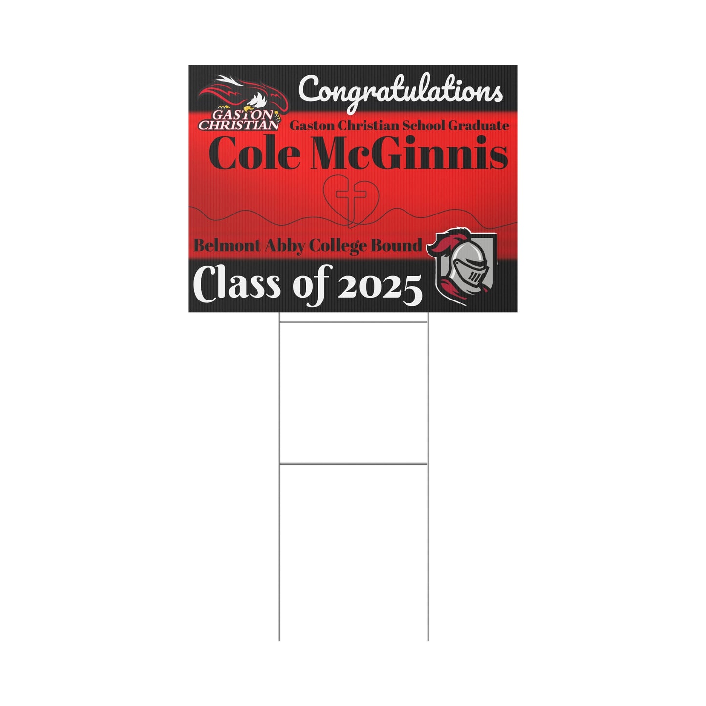 COLE class of 2025 - Plastic Yard Sign